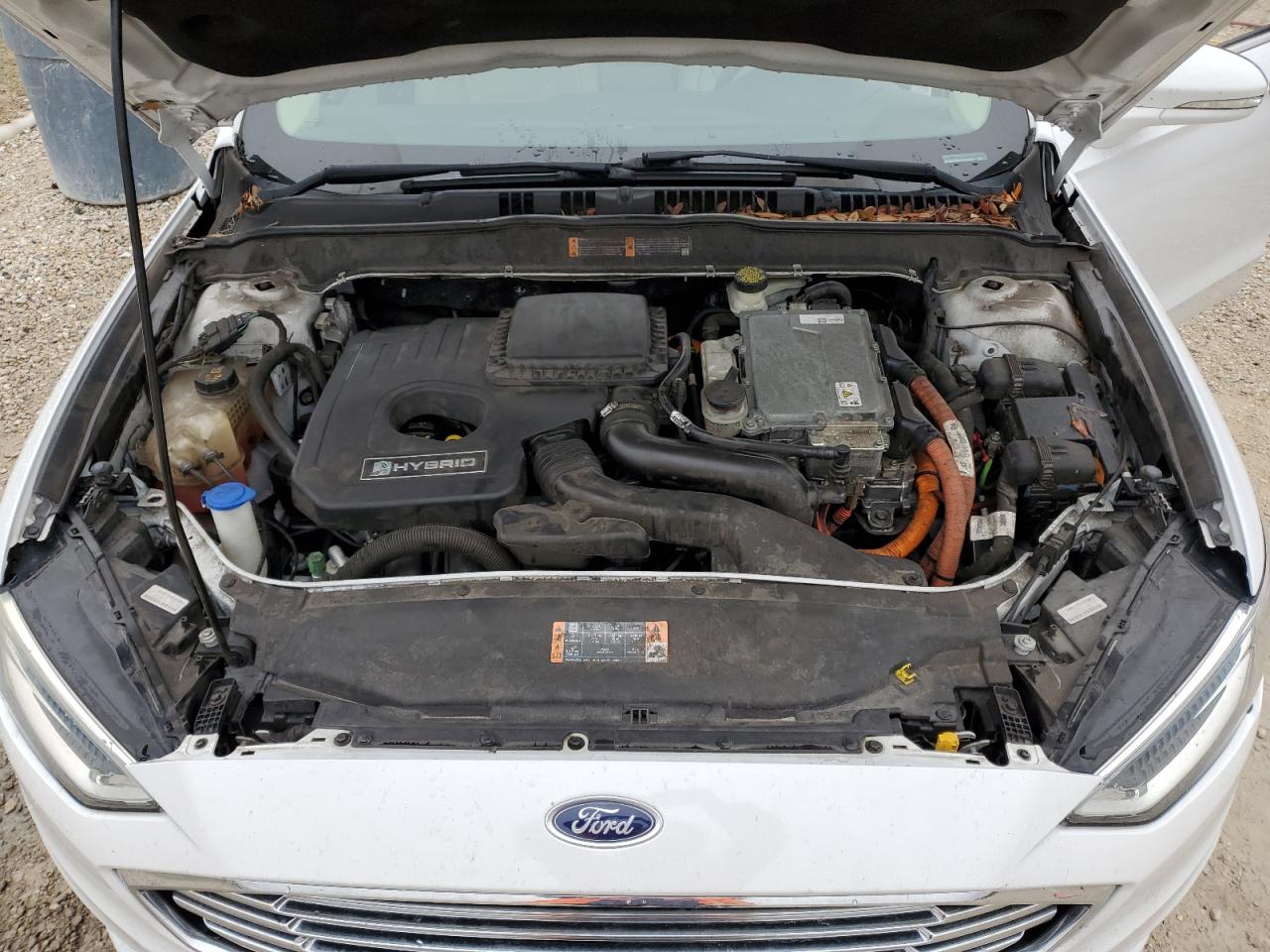 2017 Ford Fusion VIN 3FA6P0RU8HR399897 Copart auction photo, rear end damage thumbnail 11