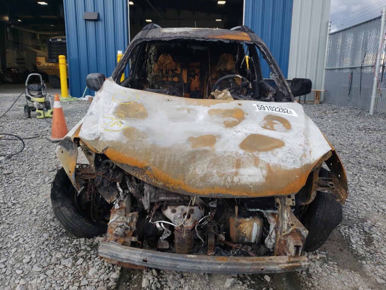 2009 KIA Sportage VIN KNDJE723997602549 Copart auction photo, burn damage thumbnail 9