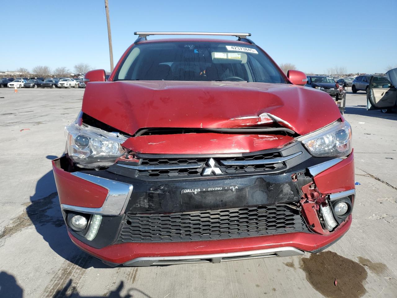2019 Mitsubishi Outlander VIN JA4AP4AWXKU021860 Copart auction photo, front end damage thumbnail 5
