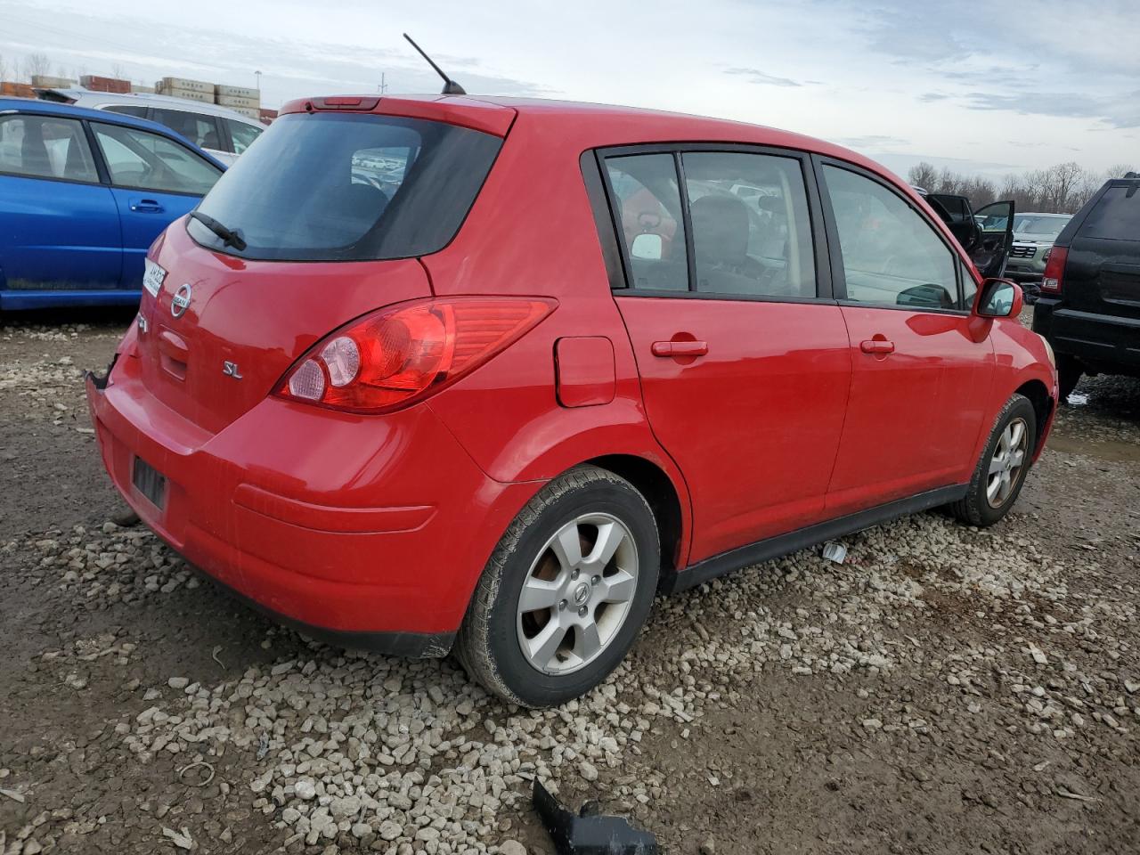 2009 Nissan Versa VIN 3N1BC13E49L424233 Copart auction photo, rear end damage thumbnail 3