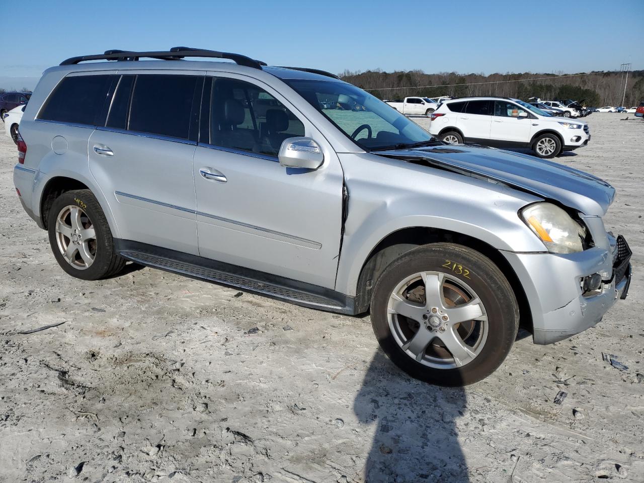 2009 Mercedes-Benz GL-klasse VIN 4JGBF71E89A465431 Copart auction photo, front end / side damage thumbnail 4