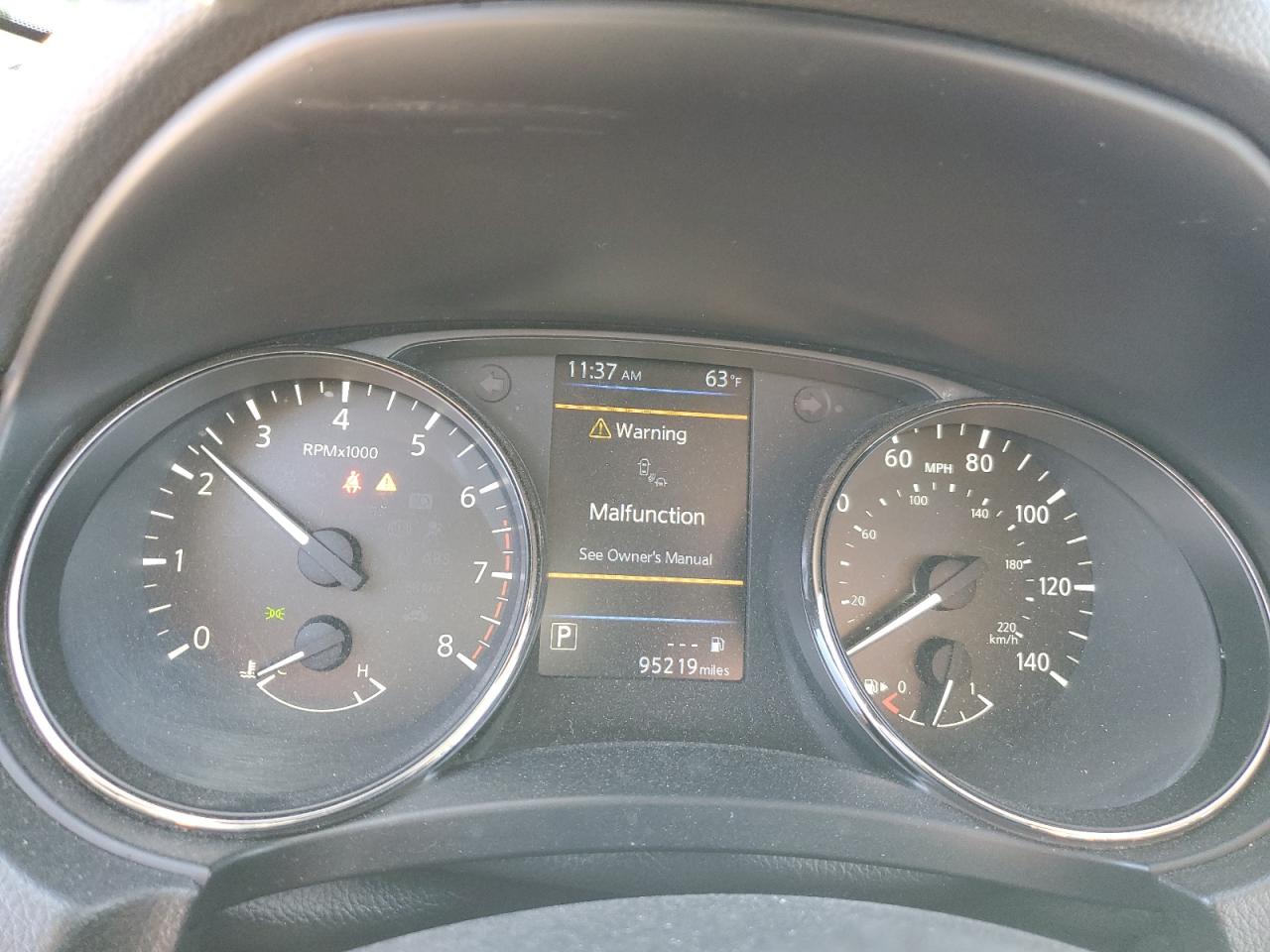 2019 Nissan Rogue VIN JN1BJ1CR5KW628189 Copart auction photo, front end / rear end damage thumbnail 9