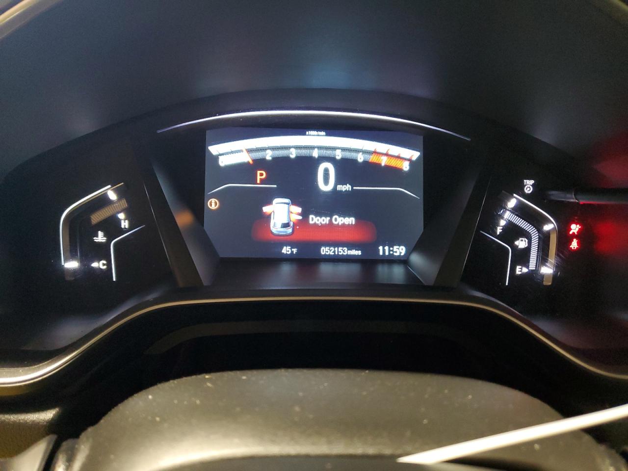 2017 Honda CR-V VIN 2HKRW2H53HH654149 Copart auction photo, side / front end damage thumbnail 9