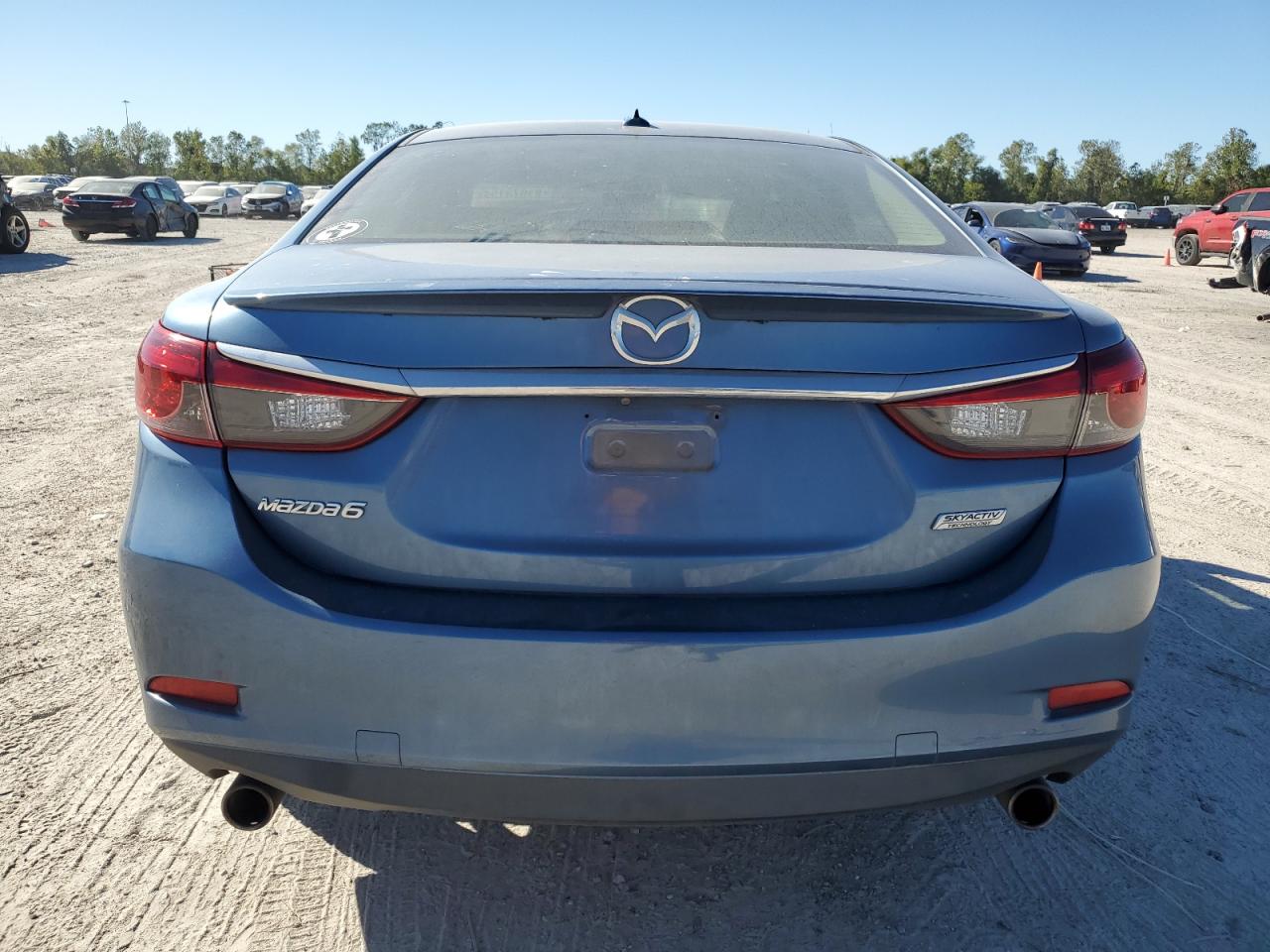 2017 Mazda 6 VIN JM1GL1W50H1143566 Copart auction photo, front end damage thumbnail 6