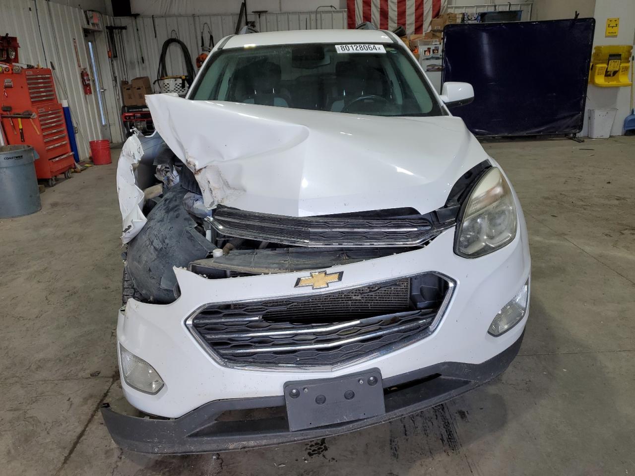 2016 Chevrolet Equinox VIN 2GNFLFEK6G6312251 Copart auction photo, front end / rear end damage thumbnail 5