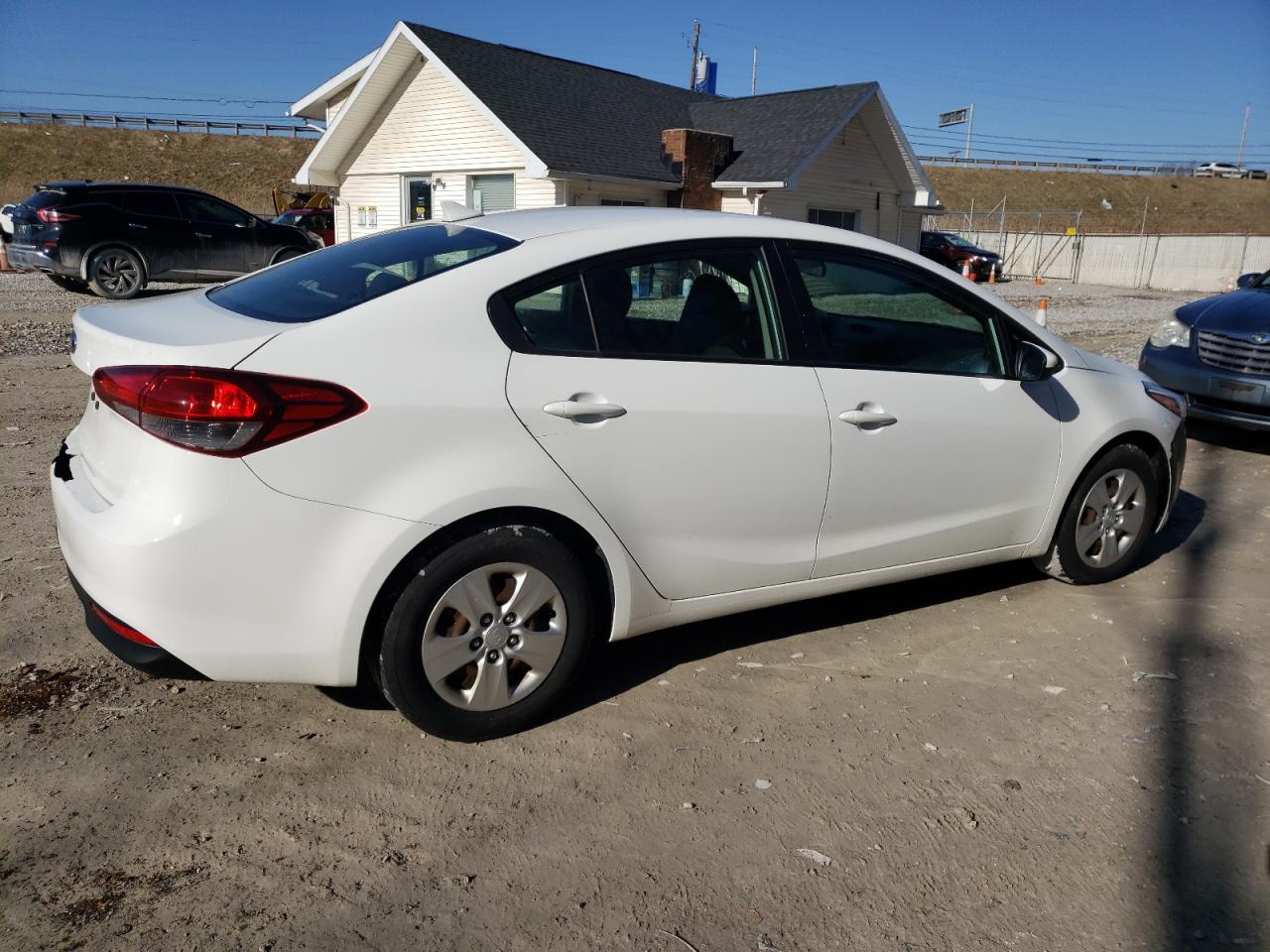 2018 KIA Forte VIN 3KPFK4A75JE218919 Copart auction photo, mechanical / rear end damage thumbnail 3