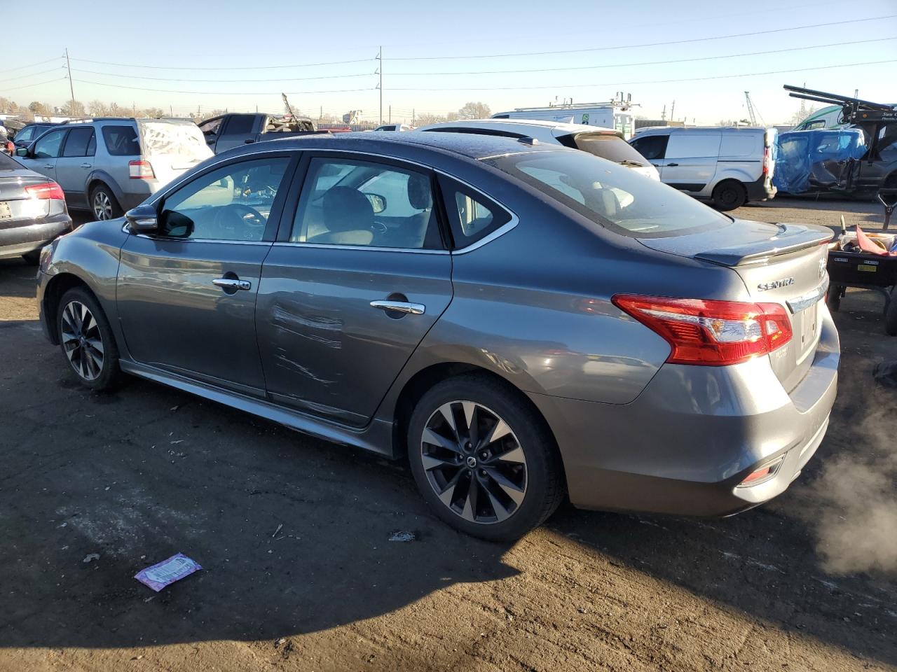 2017 Nissan Sentra VIN 3N1AB7AP5HY248400 Copart auction photo, front end / side damage thumbnail 2