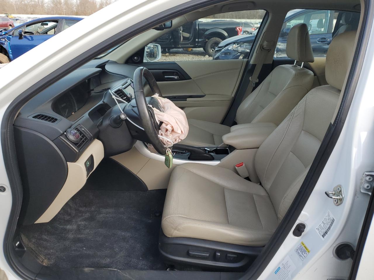 2014 Honda Accord VIN 1HGCR6F78EA010871 Copart auction photo, front end damage thumbnail 7