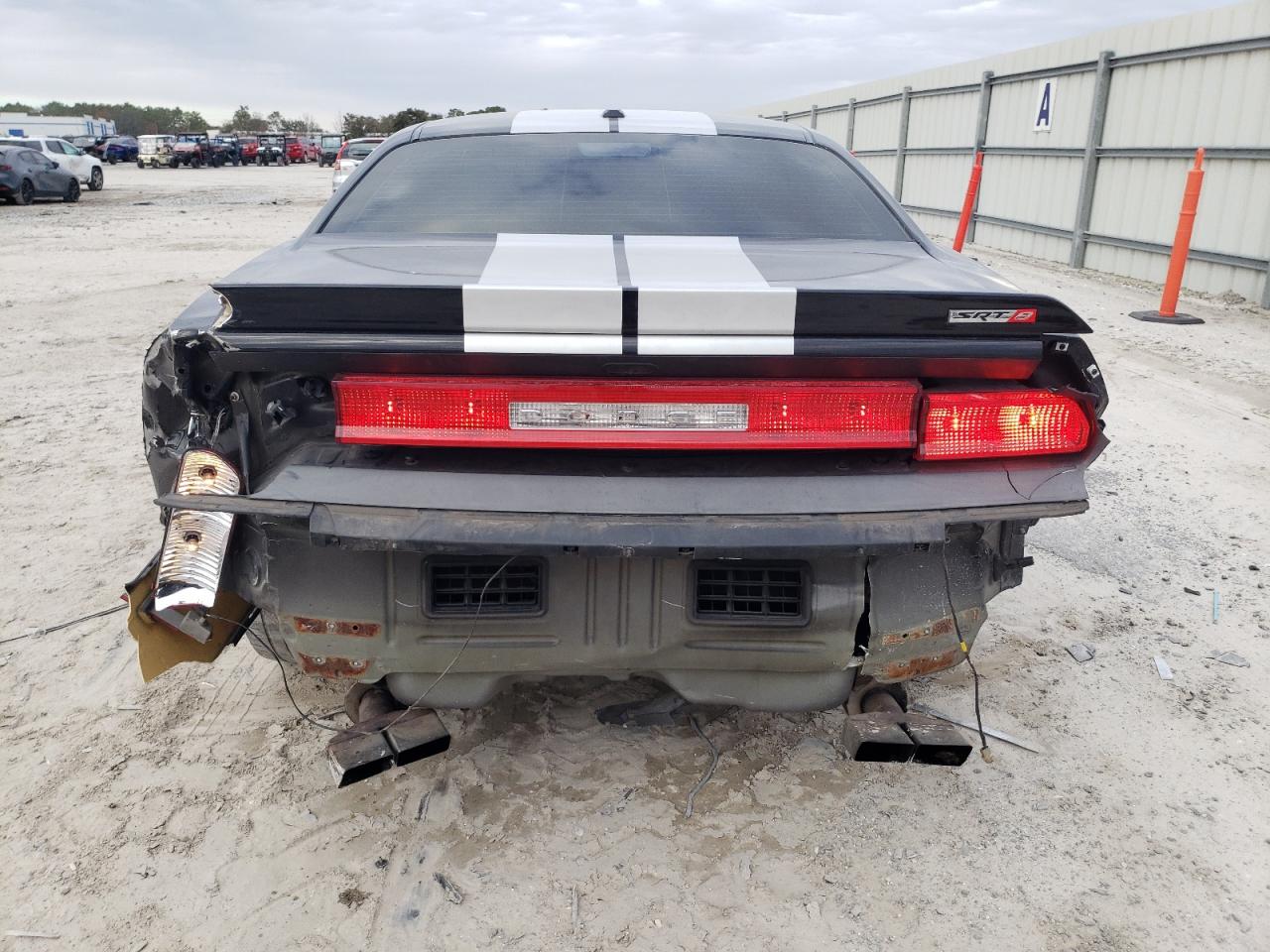 2012 Dodge Challenger VIN 2C3CDYCJ9CH176411 Copart auction photo, rear end / front end damage thumbnail 6