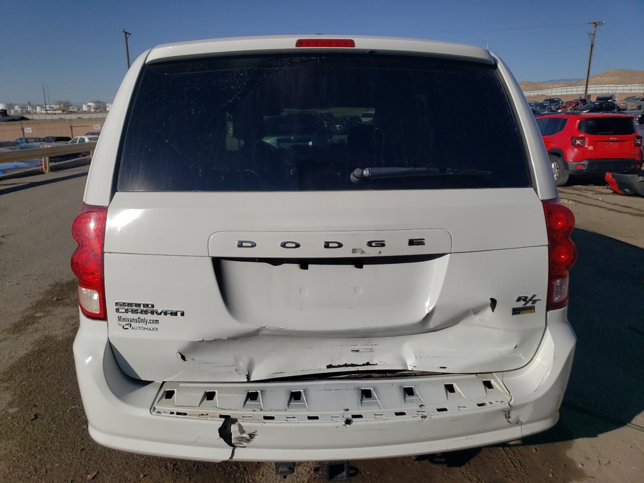 2014 Dodge Caravan VIN 2C4RDGEG1ER337428 Copart auction photo, rear end damage thumbnail 6