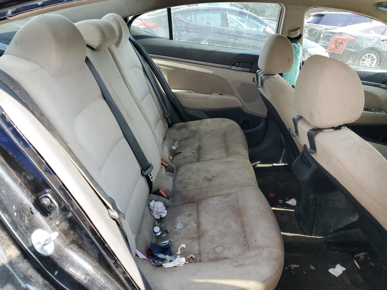 2018 Hyundai Elantra VIN 5NPD84LFXJH312705 Copart auction photo, rear end / side damage thumbnail 10