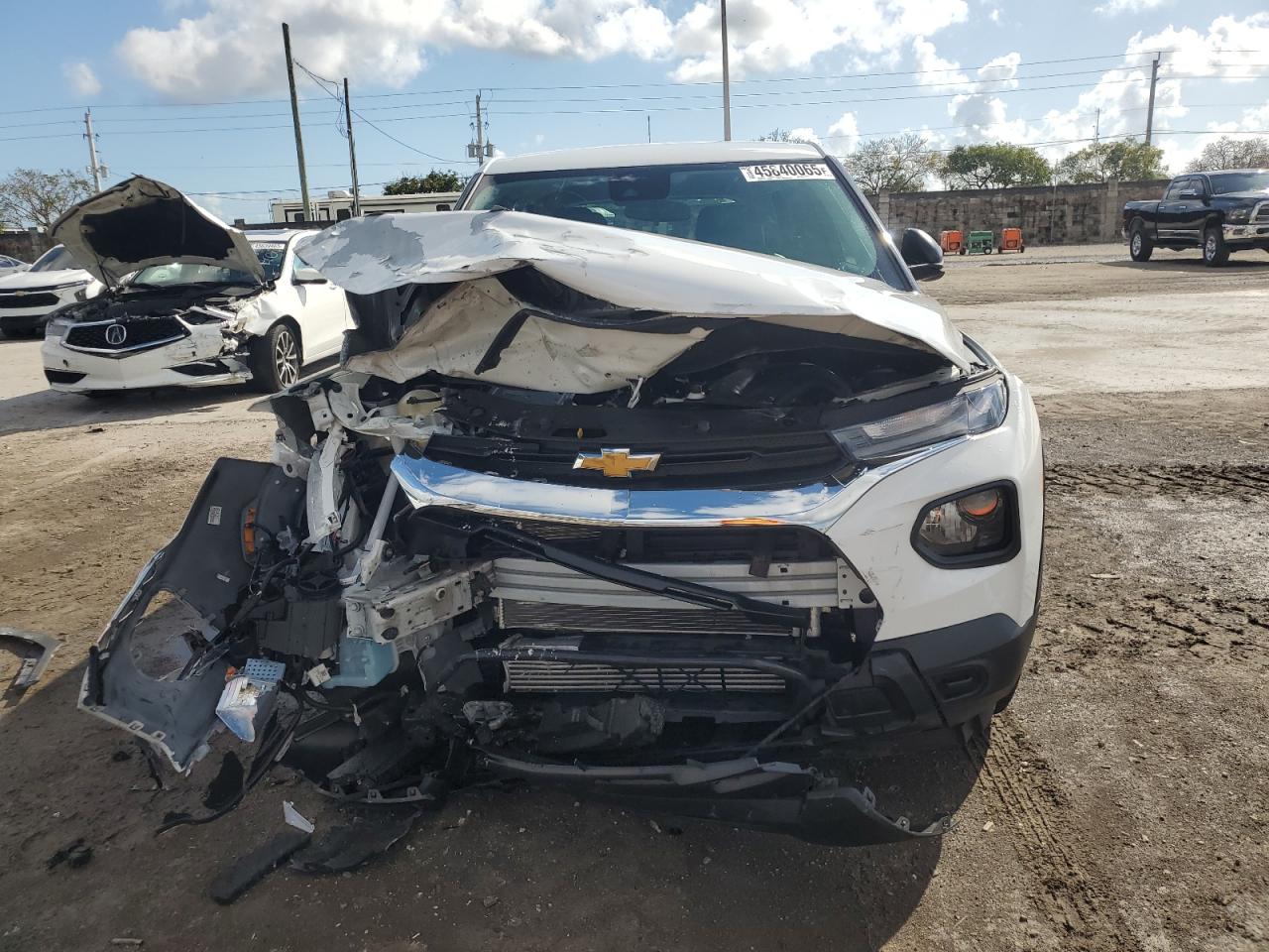 2023 Chevrolet TrailBlazer VIN KL79MMS23PB188851 Copart auction photo, front end damage thumbnail 5