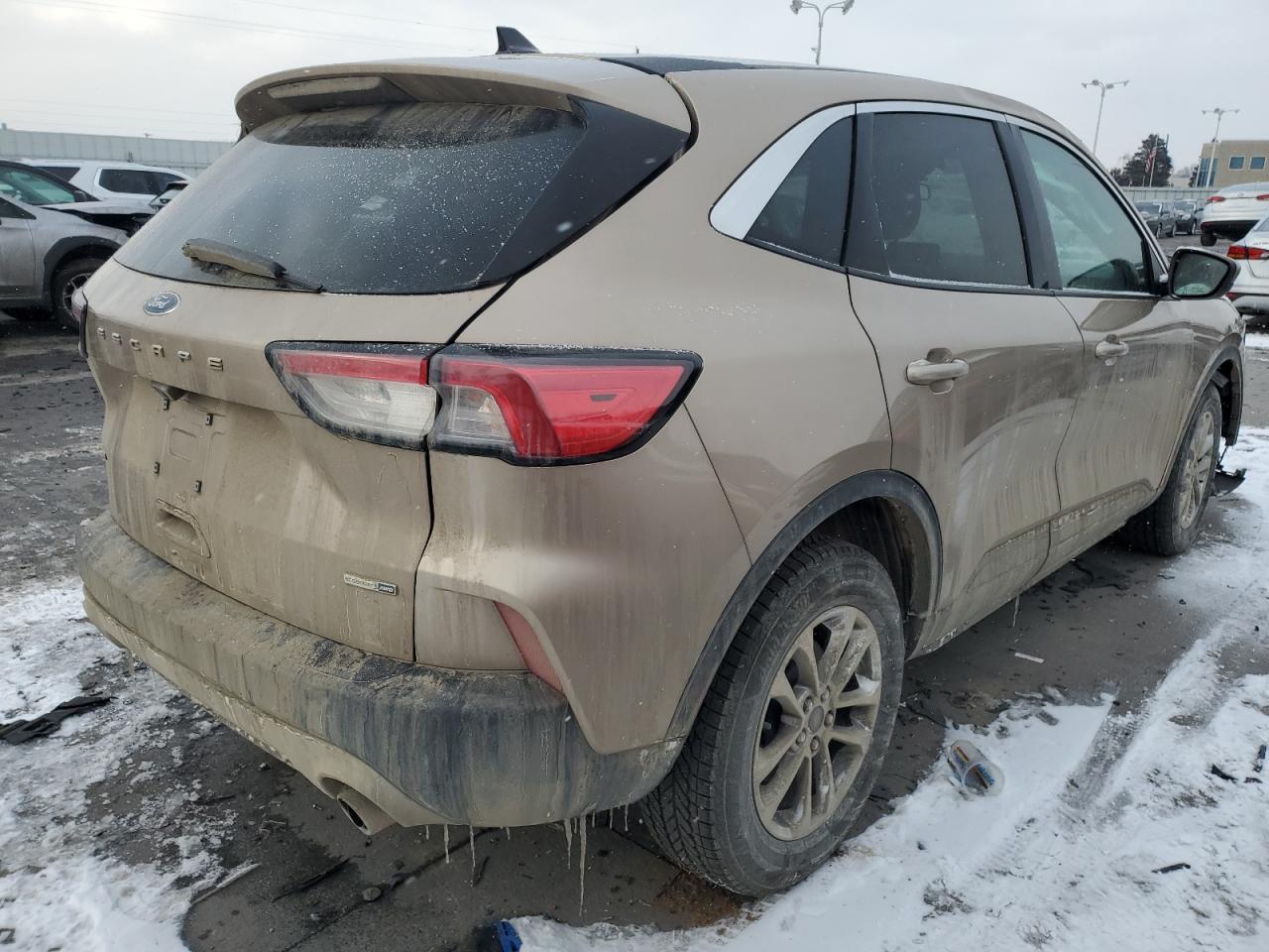 2020 Ford Escape VIN 1FMCU9G67LUA56039 Copart auction photo, rollover damage thumbnail 3