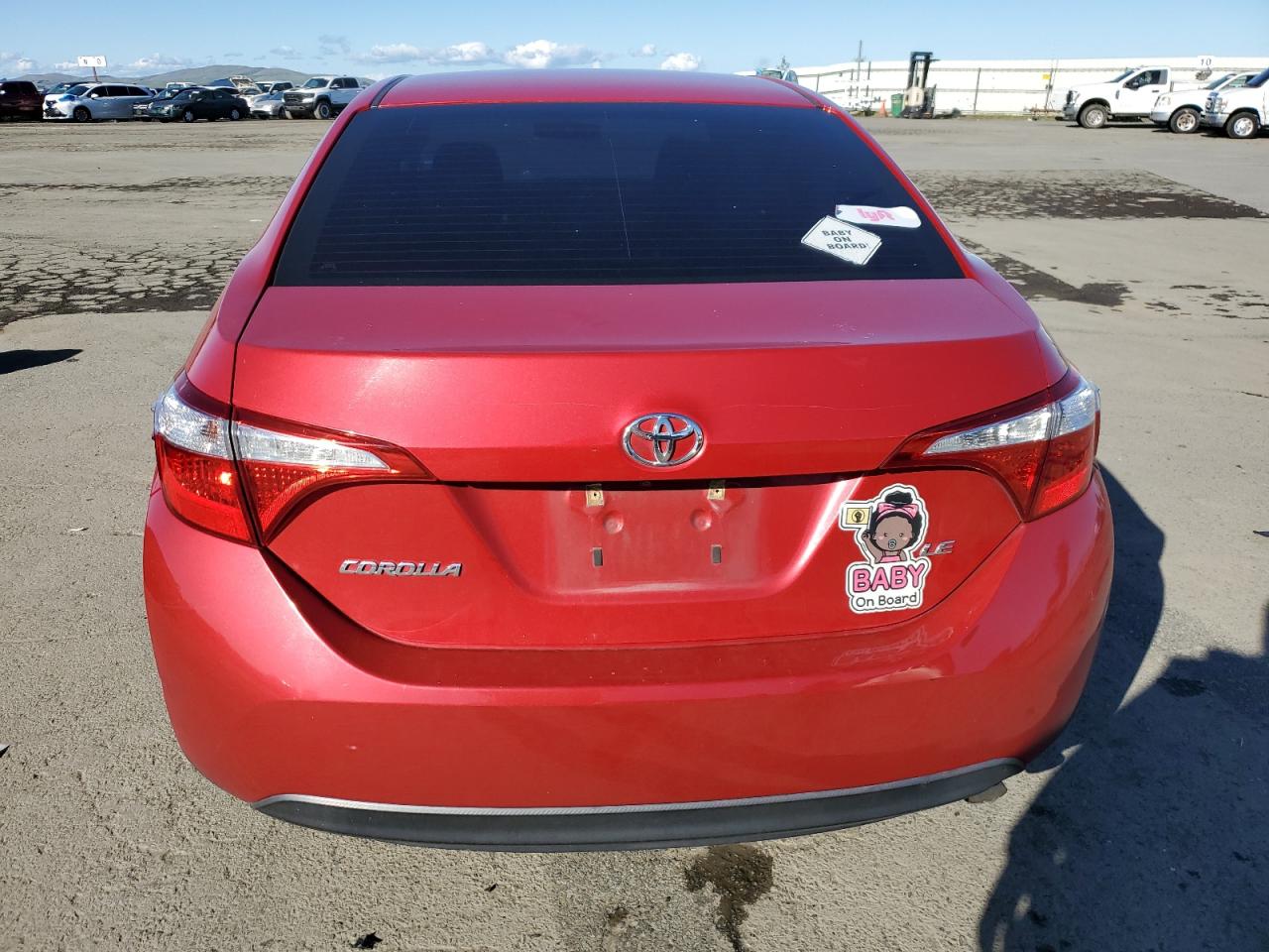 2016 Toyota Corolla VIN 2T1BURHE6GC665180 Copart auction photo, front end damage thumbnail 6
