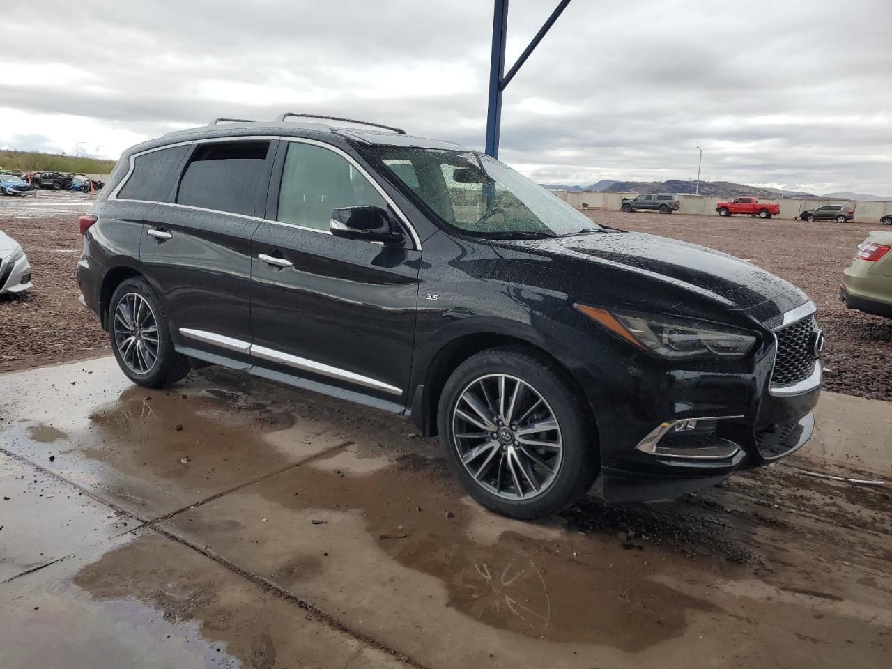 2017 Infiniti QX60 VIN 5N1DL0MN7HC504839 Copart auction photo, rear end / side damage thumbnail 4