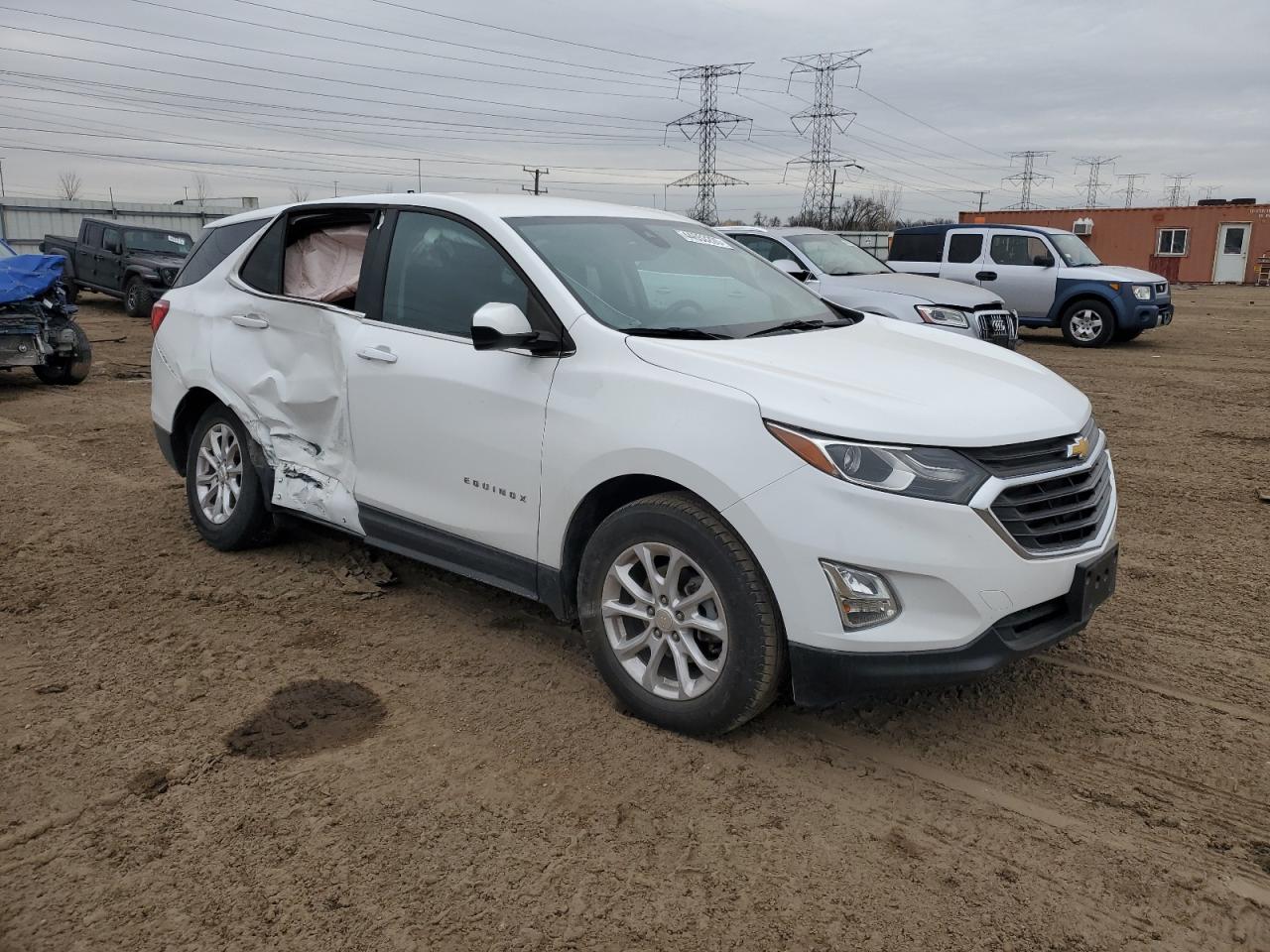 2020 Chevrolet Equinox VIN 3GNAXJEV7LS533672 Copart auction photo, side / rear end damage thumbnail 4