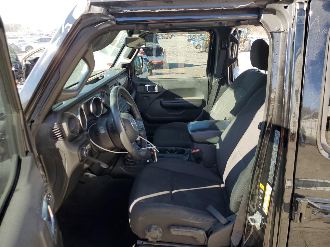 2021 Jeep Wrangler VIN 1C4HJXDN7MW838348 Copart auction photo, all over damage thumbnail 7
