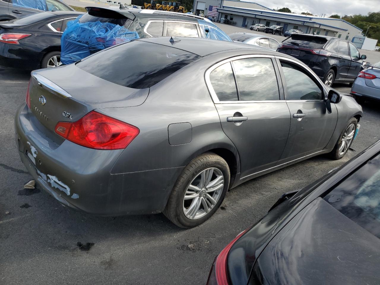 2013 Infiniti G VIN JN1CV6AR3DM751223 Copart auction photo, front end damage thumbnail 3