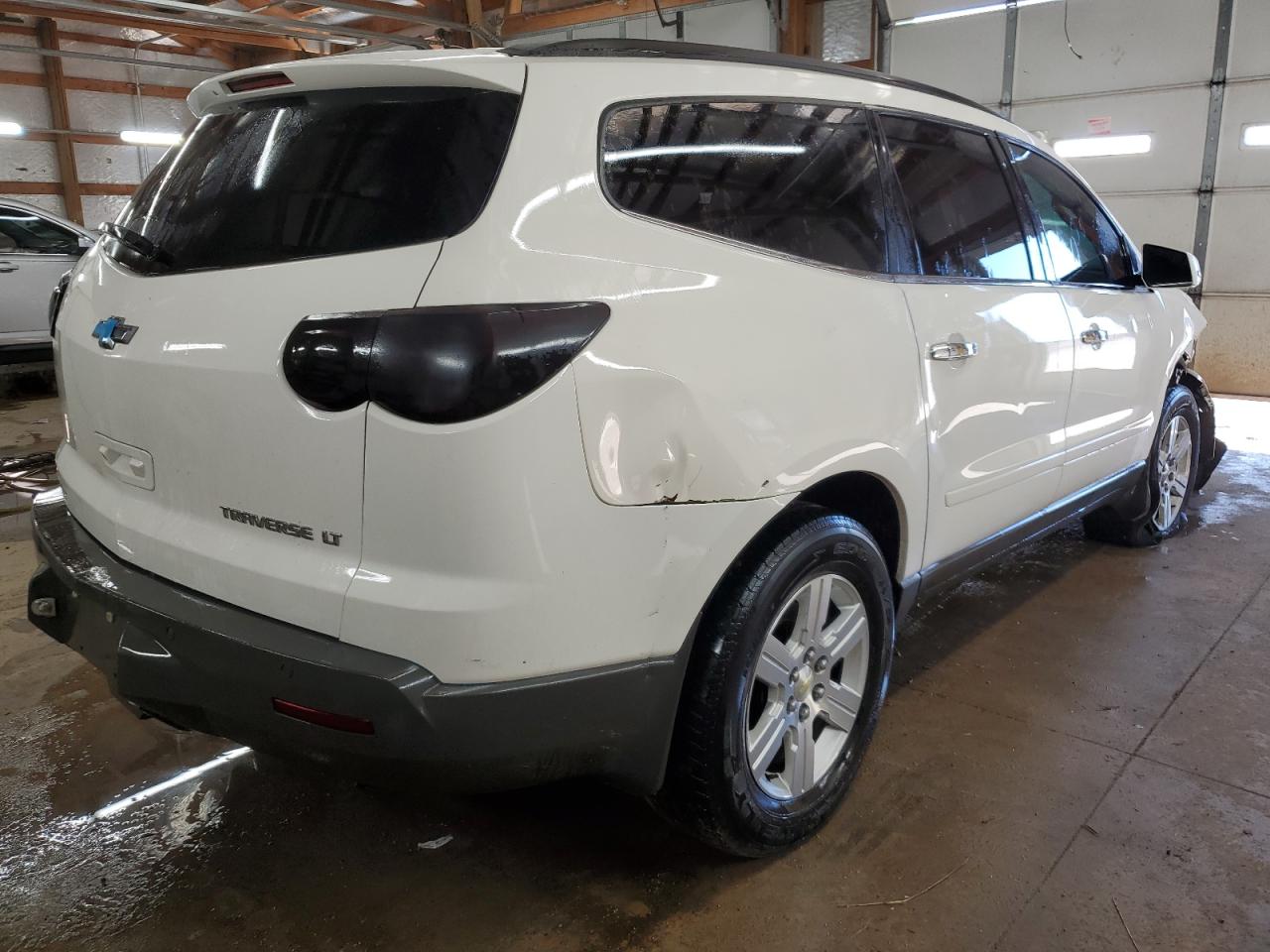 2012 Chevrolet Traverse VIN 1GNKRJED0CJ331912 Copart auction photo, front end / rear end damage thumbnail 3