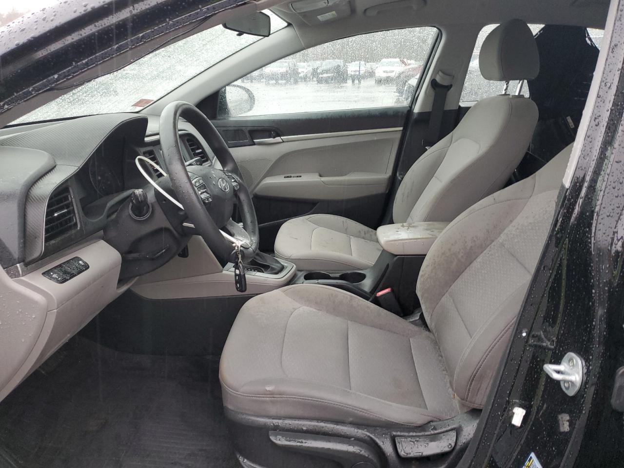 2019 Hyundai Elantra VIN 5NPD74LF7KH459679 Copart auction photo, side / stripped damage thumbnail 7