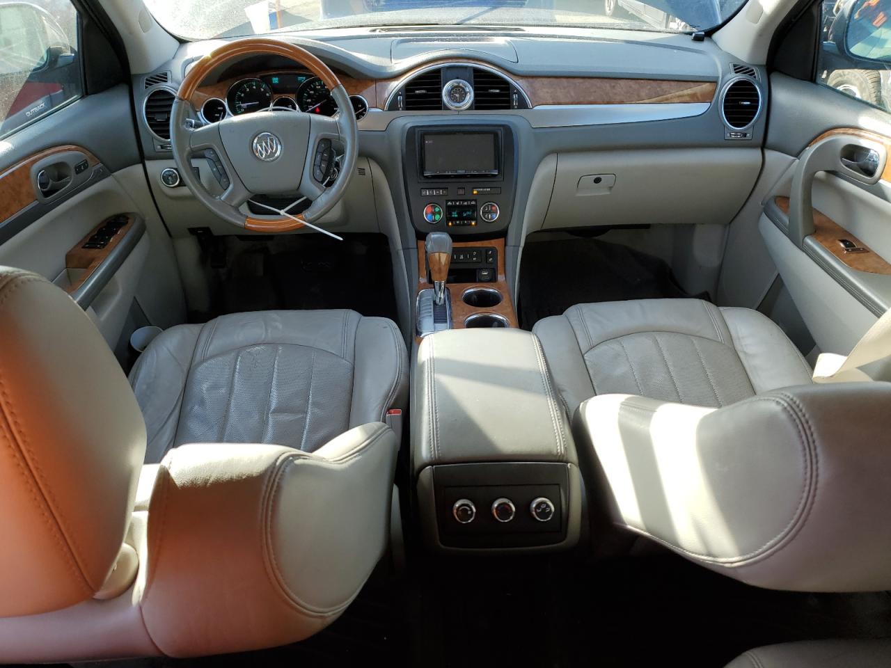 2012 Buick Enclave VIN 5GAKRCEDXCJ292946 Copart auction photo, front end damage thumbnail 8