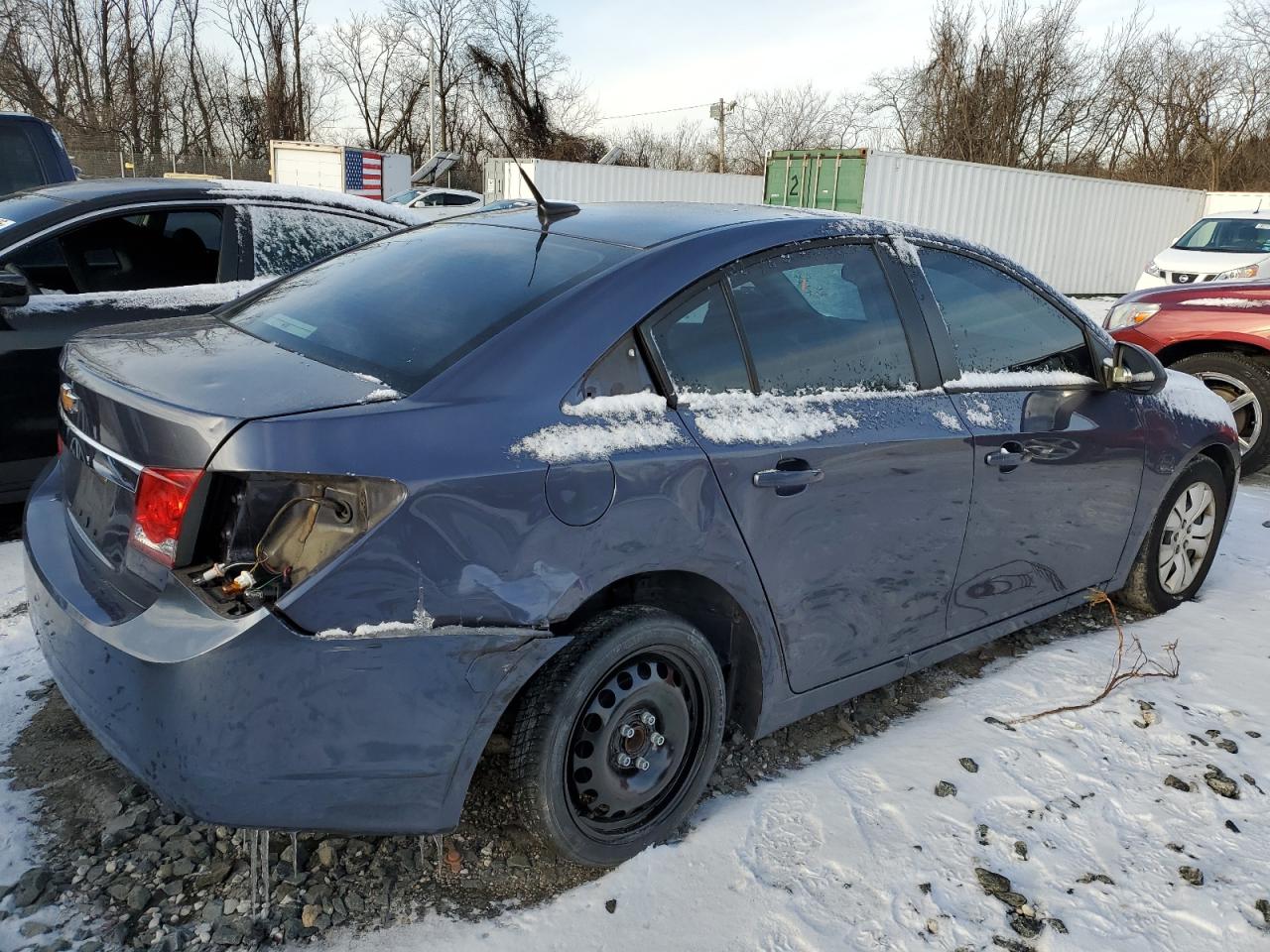 2014 Chevrolet Cruze VIN 1G1PA5SG1E7425026 Copart auction photo, rear end damage thumbnail 3