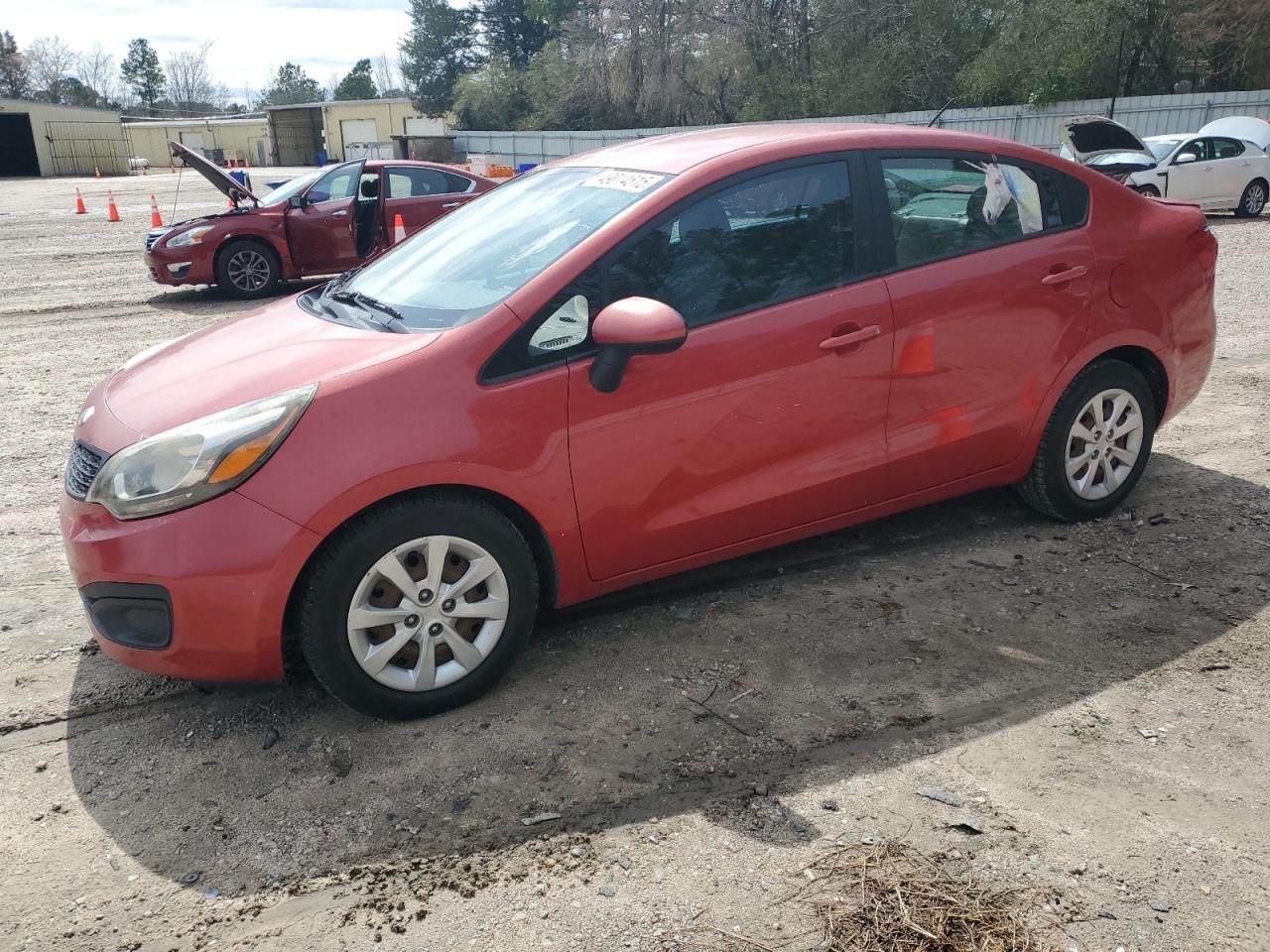 2013 KIA Rio VIN KNADM4A36D6209894 - Copart auction photo
