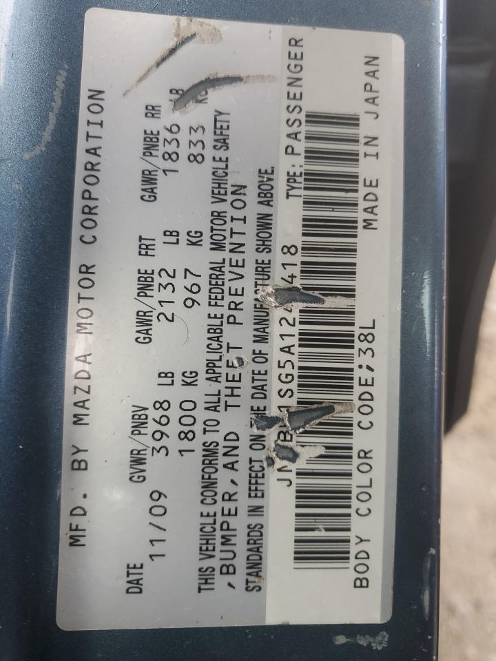 2010 Mazda 3 VIN JM1BL1SG5A1241418 Copart auction photo, front end damage thumbnail 12