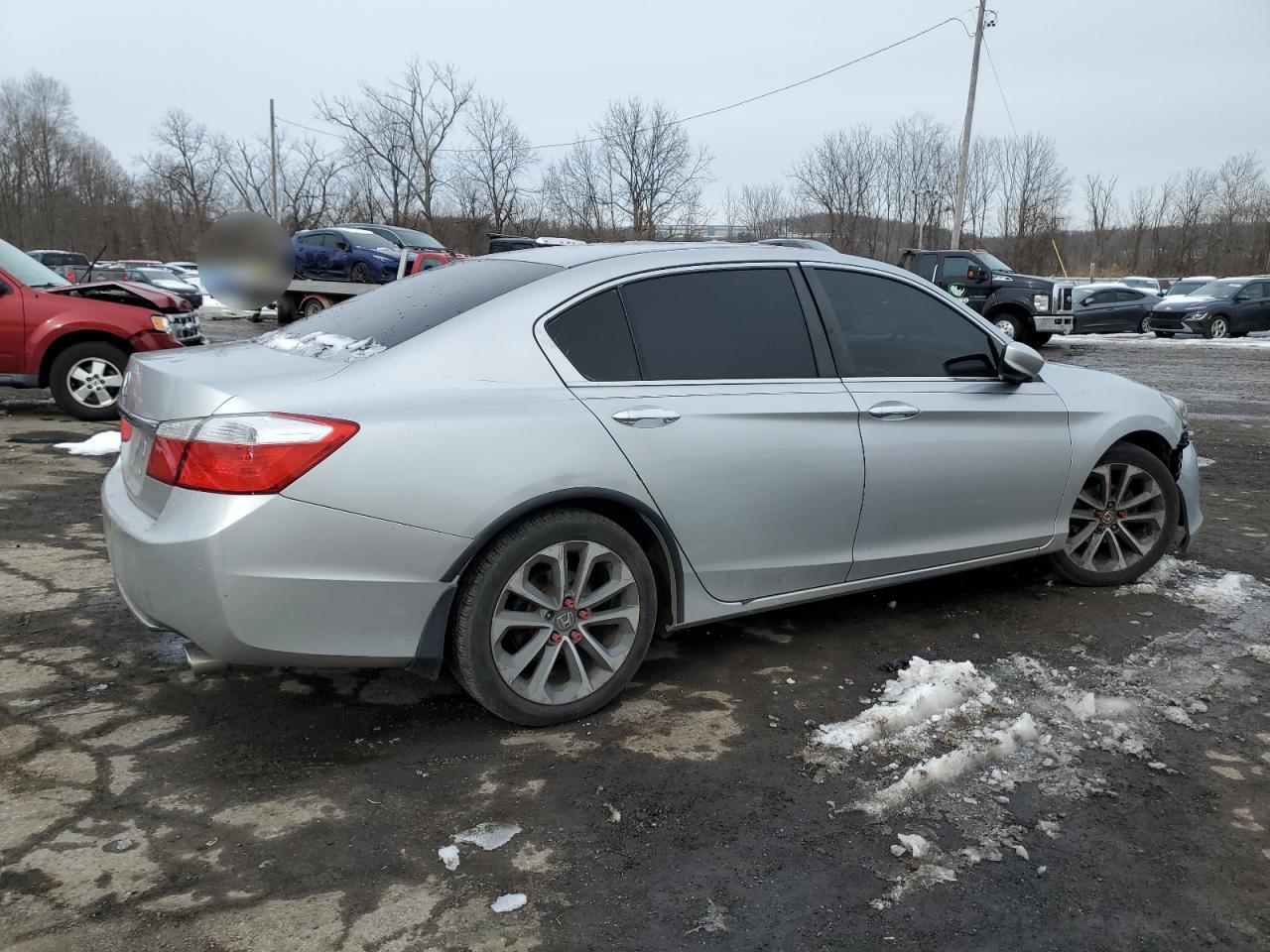 2014 Honda Accord VIN 1HGCR2F37EA089102 Copart auction photo, front end / minor dent/scratches damage thumbnail 3