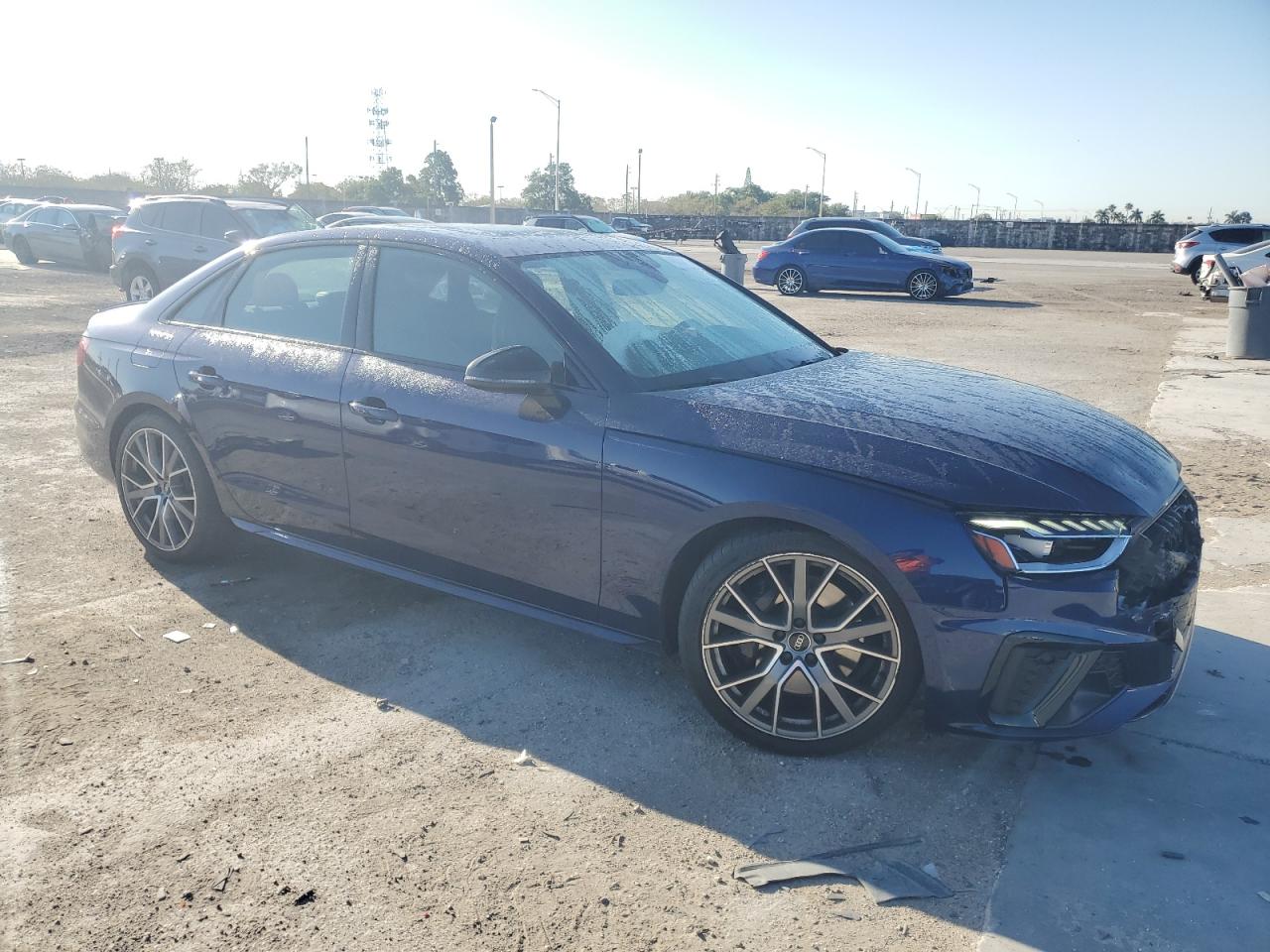 2022 Audi RS4 VIN WAUB4AF48NA017446 Copart auction photo, front end damage thumbnail 4