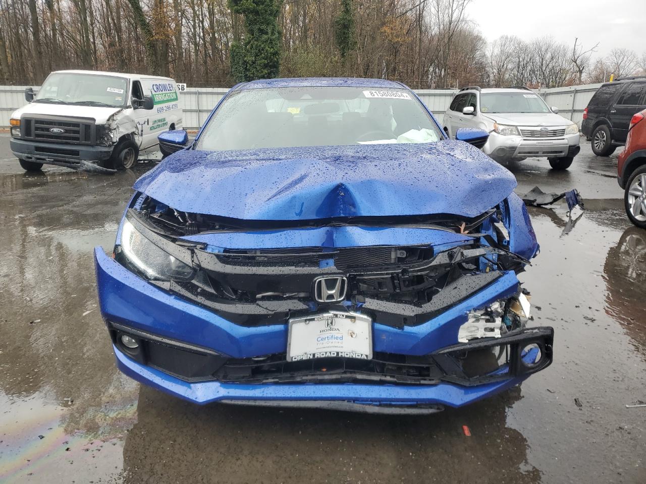 2021 Honda Civic VIN 2HGFC2F84MH525771 Copart auction photo, front end damage thumbnail 5
