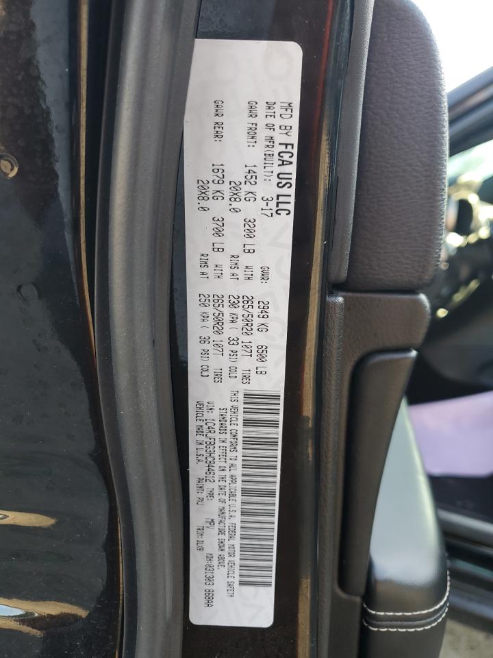 2017 Jeep Grand Cherokee VIN 1C4RJFBG3HC844612 Copart auction photo, normal wear / side damage thumbnail 14