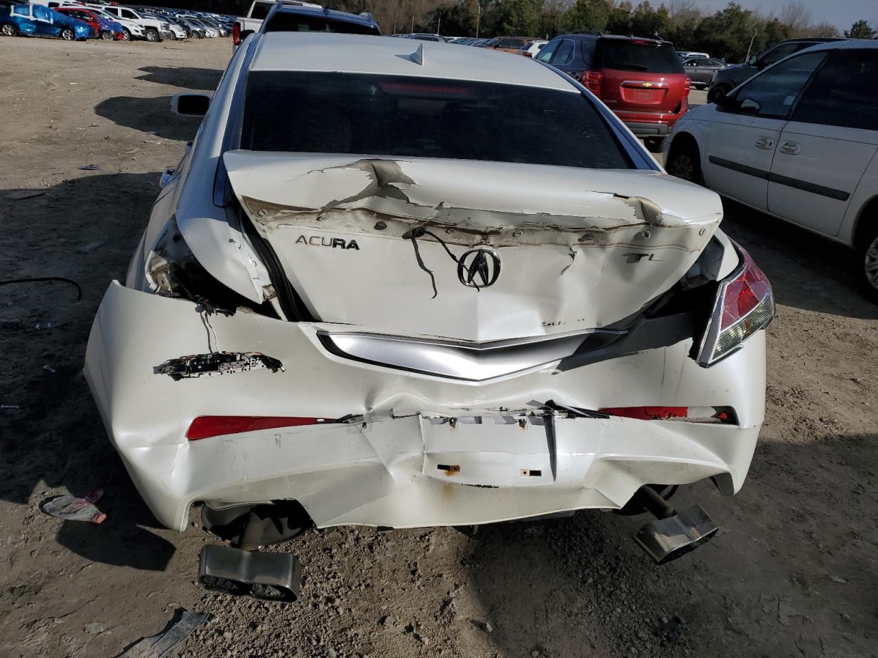 2009 Acura TL VIN 19UUA96529A002346 Copart auction photo, rear end damage thumbnail 6