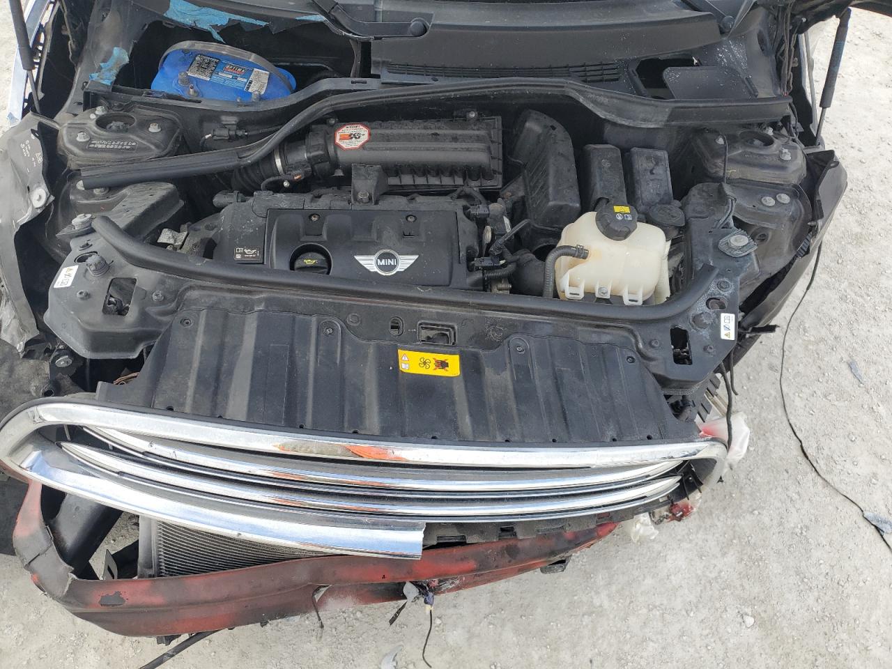 2016 MINI Cooper VIN WMWZB3C54GWR48593 Copart auction photo, front end / side damage thumbnail 11