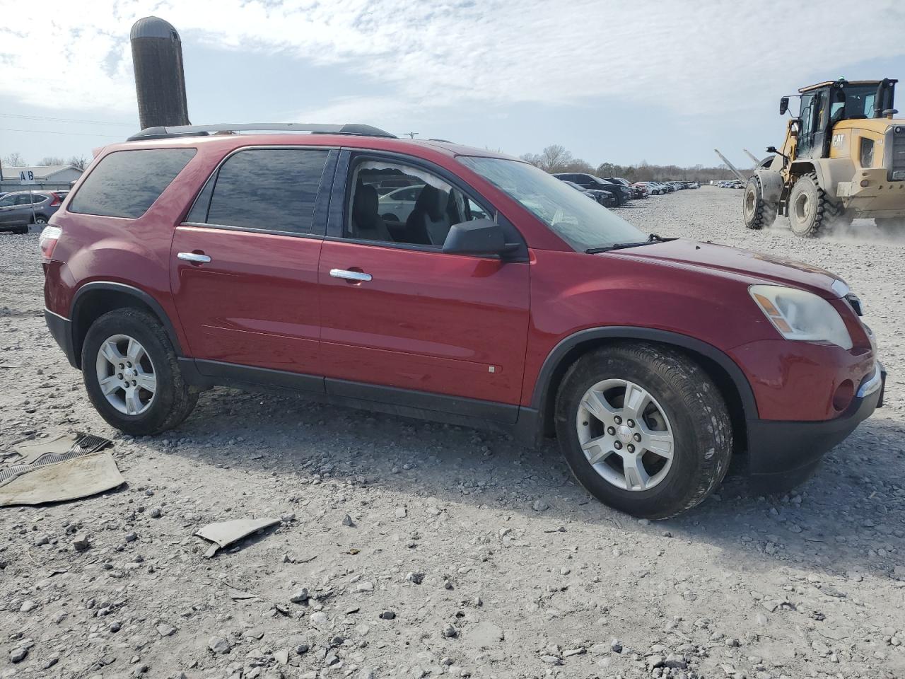 2010 GMC Acadia VIN 1GKLRLED4AJ108296 Copart auction photo, side / front end damage thumbnail 4