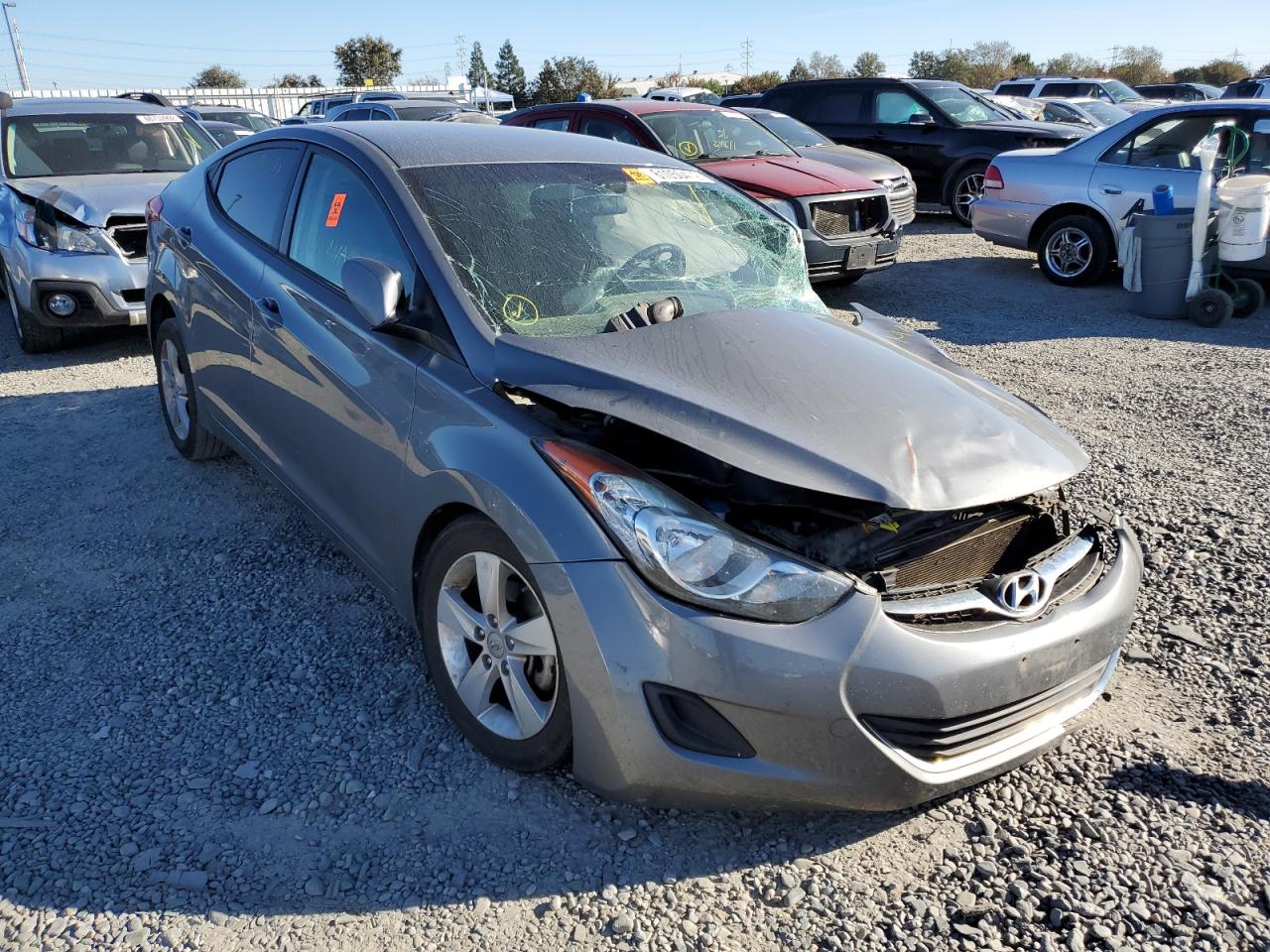 2013 Hyundai Elantra VIN 5NPDH4AEXDH381389