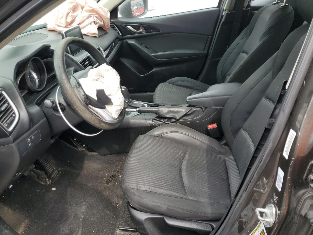 2016 Mazda 3 VIN JM1BM1U72G1305482 Copart auction photo, front end / mechanical damage thumbnail 7