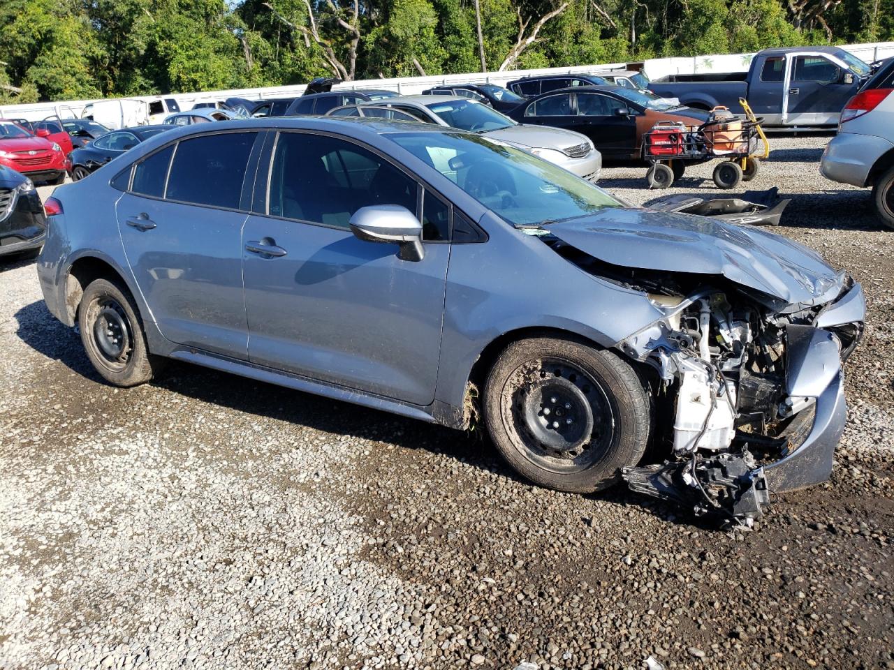 2020 Toyota Corolla VIN 5YFEPRAE8LP113270 Copart auction photo, all over / undercarriage damage thumbnail 4