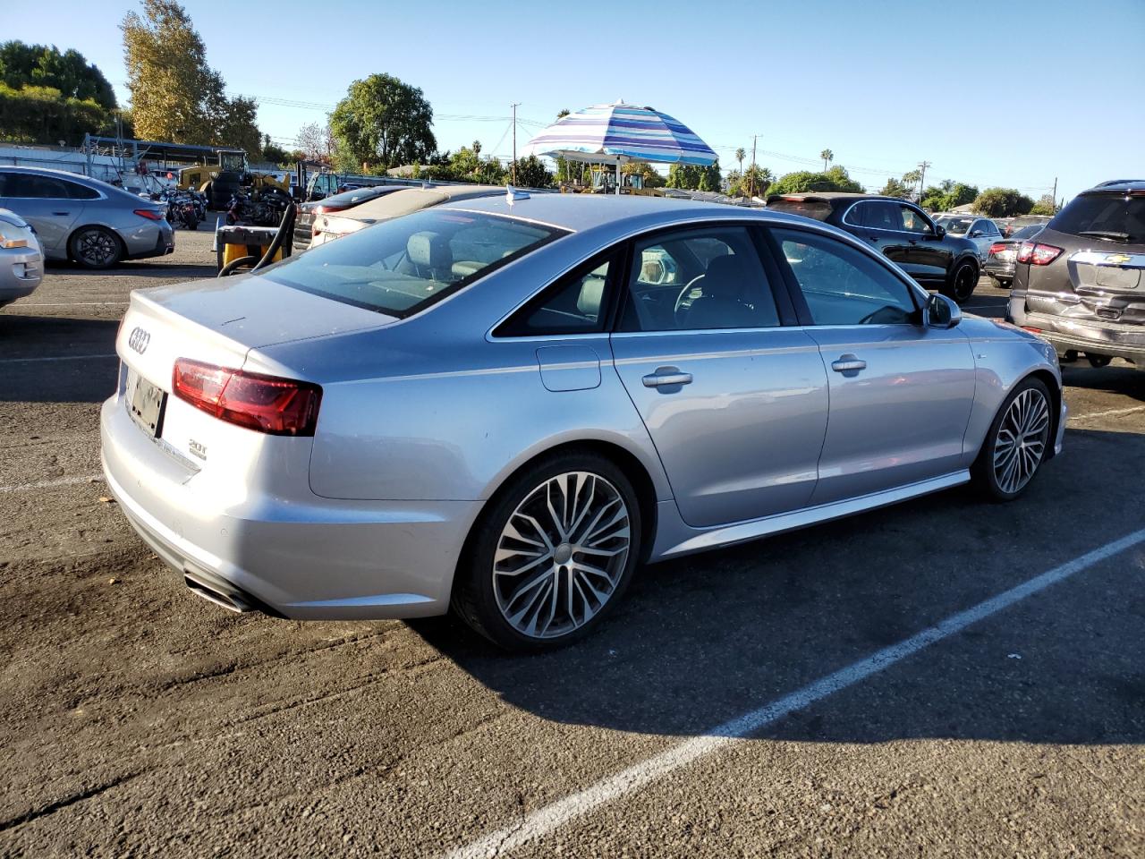 2017 Audi A6 VIN WAUG8AFC4HN043024 Copart auction photo, front end damage thumbnail 3