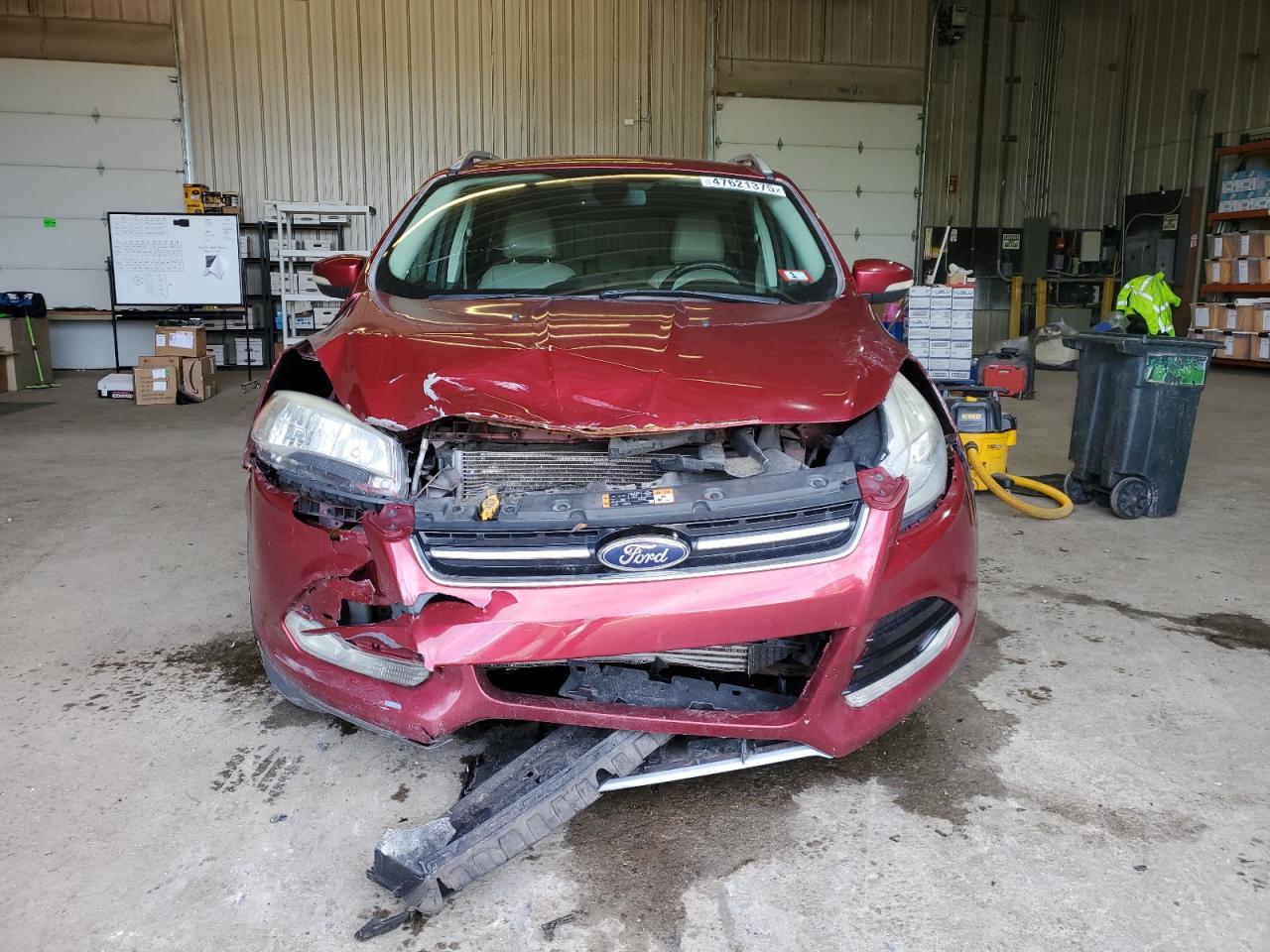 2014 Ford Escape VIN 1FMCU9J92EUA80822 Copart auction photo, front end damage thumbnail 5