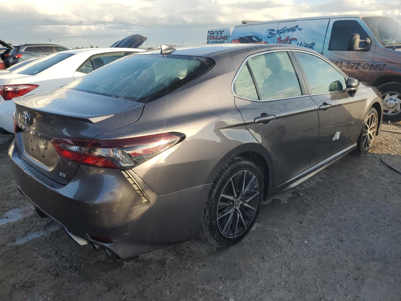 2022 Toyota Camry VIN 4T1G11AK1NU699040 Copart auction photo, water/flood damage thumbnail 3