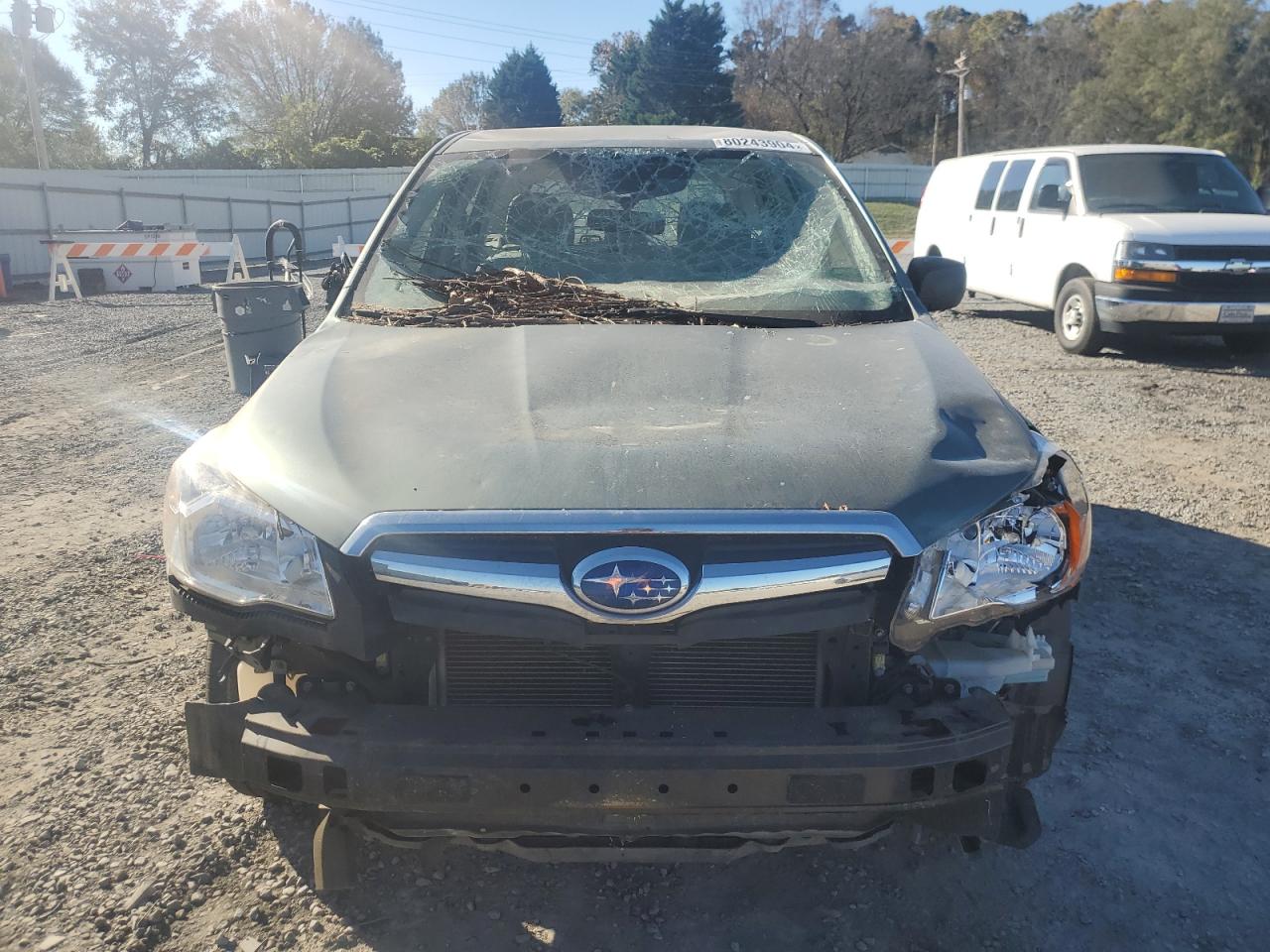 2016 Subaru Forester VIN JF2SJAAC6GH504005 Copart auction photo, front end / top/roof damage thumbnail 5