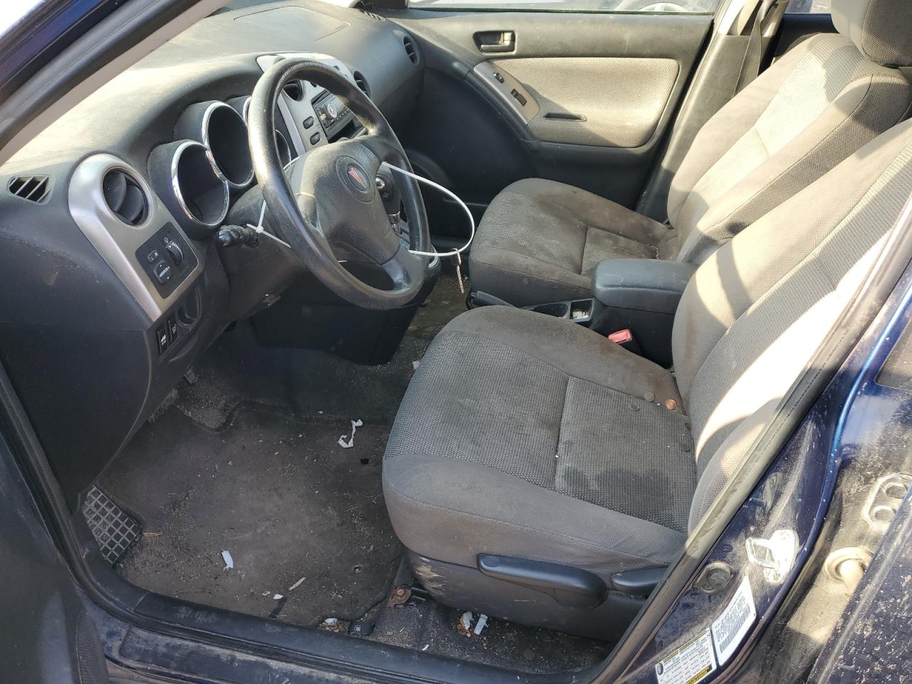 2008 Pontiac Vibe VIN 5Y2SL65898Z400549 Copart auction photo, front end damage thumbnail 7