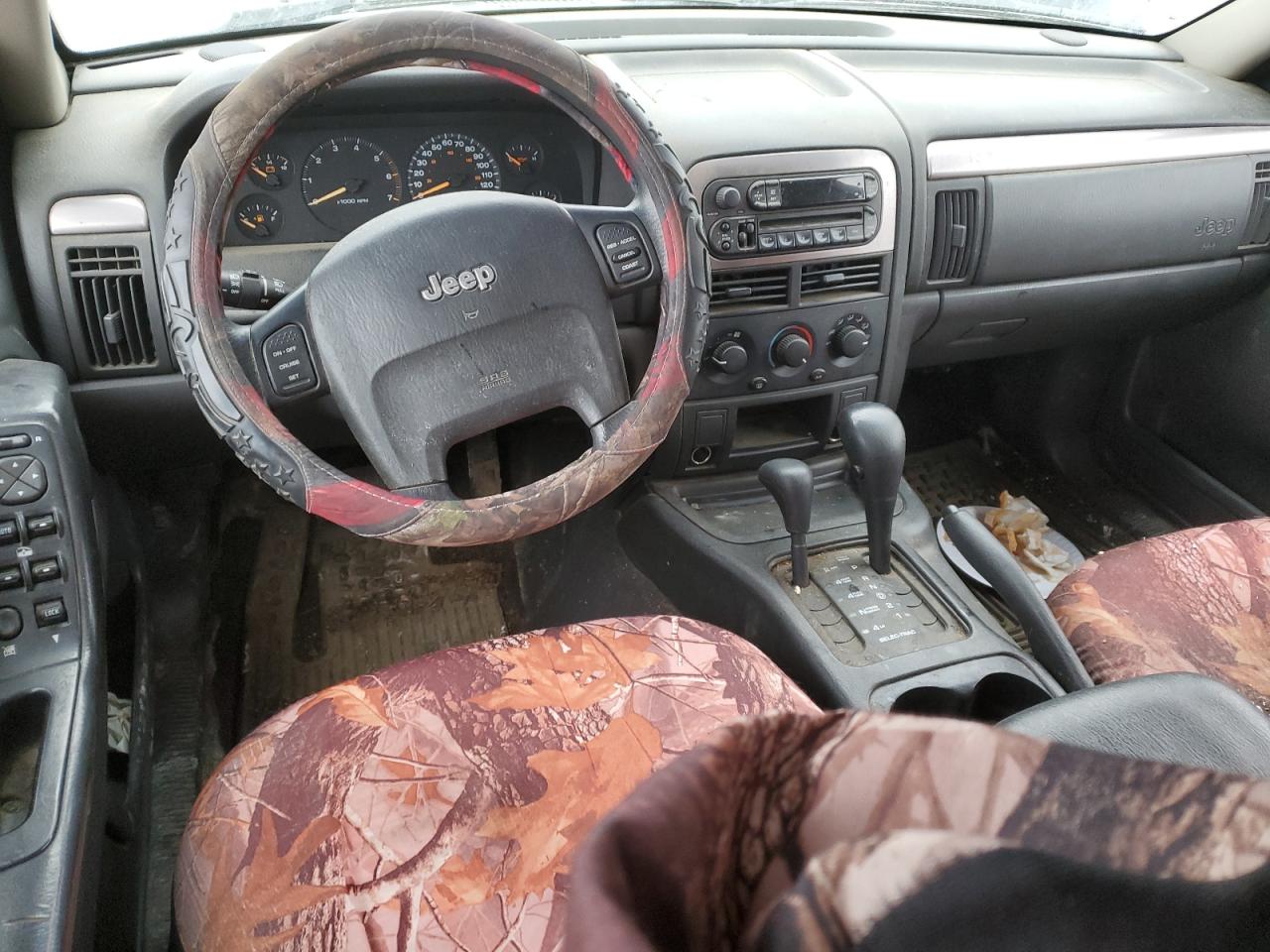 2004 Jeep Grand Cherokee VIN 1J4GW48S54C363578 Copart auction photo, front end / side damage thumbnail 8