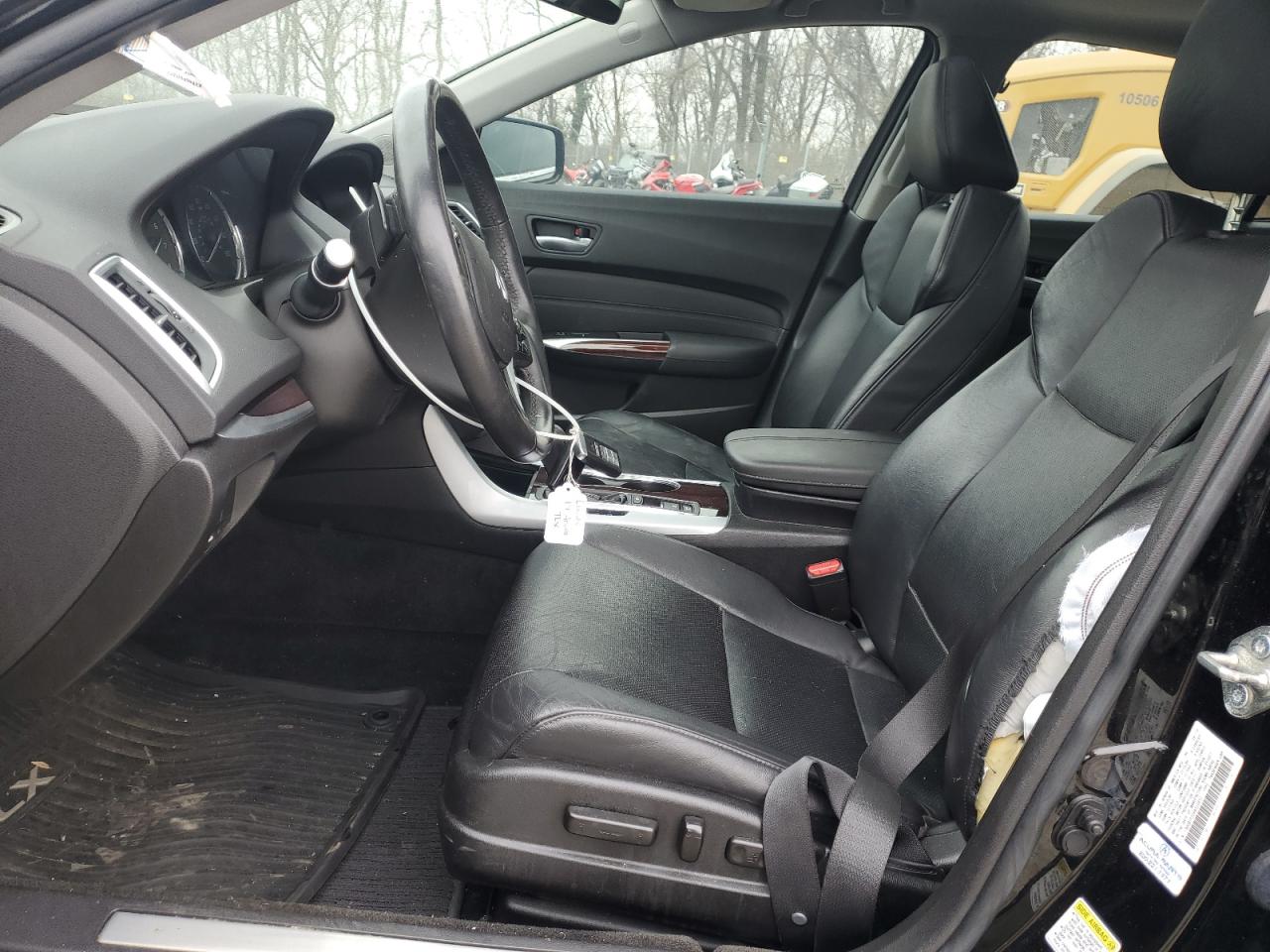 2017 Acura TLX VIN 19UUB1F50HA000933 Copart auction photo, front end / side damage thumbnail 7