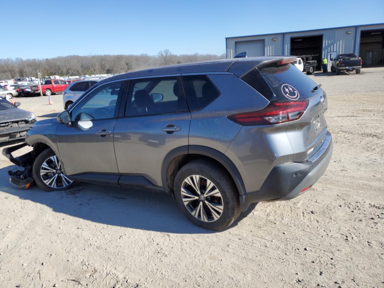 2021 Nissan Rogue VIN JN8AT3BA5MW009299 Copart auction photo, front end / side damage thumbnail 2