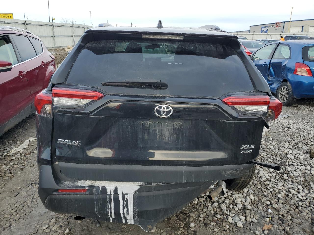 2021 Toyota RAV 4 VIN 2T3P1RFV5MW212025 Copart auction photo, rear end / side damage thumbnail 6