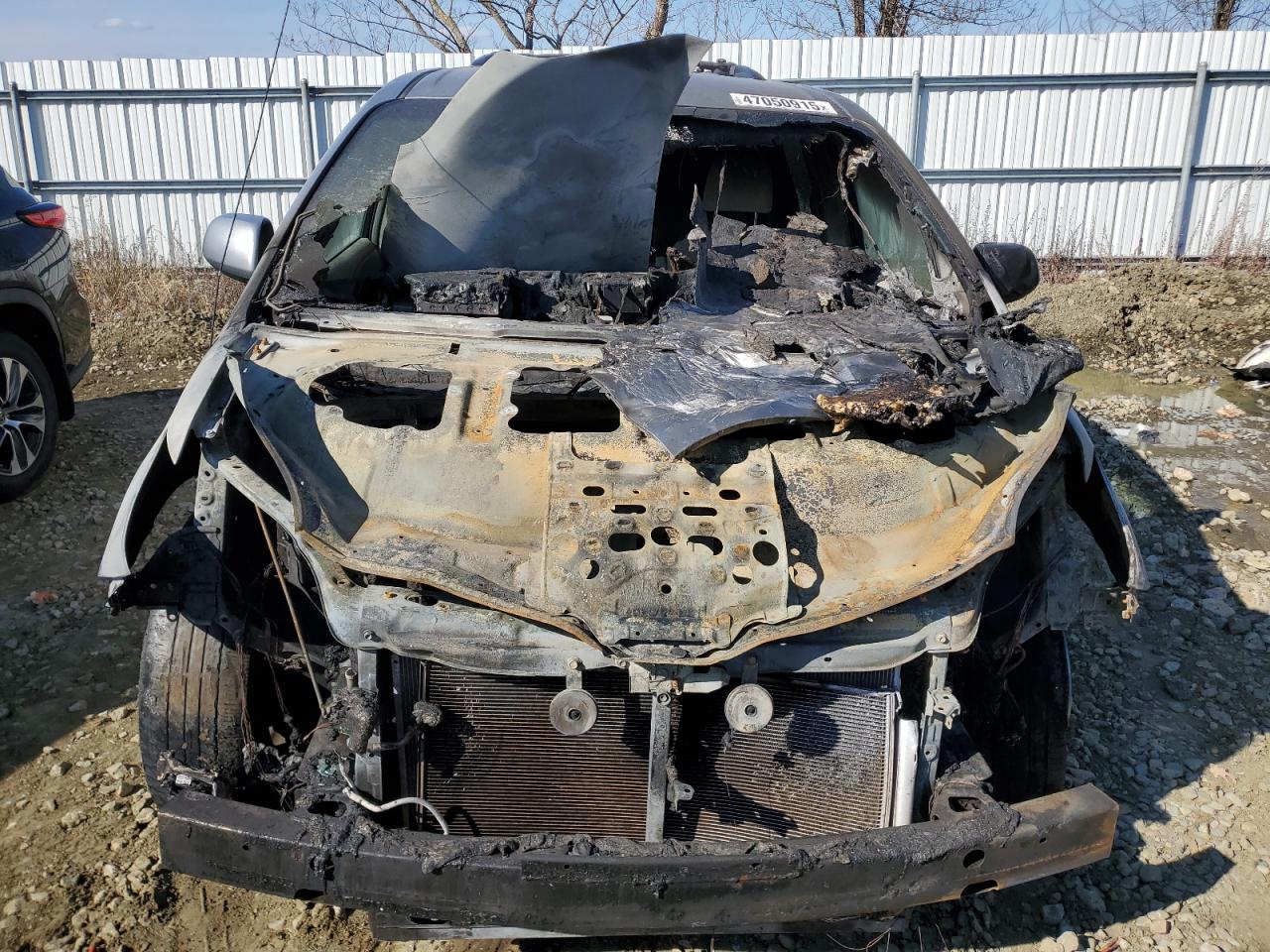 2011 Toyota Sienna VIN 5TDKK3DC3BS153884 Copart auction photo, burn damage thumbnail 5