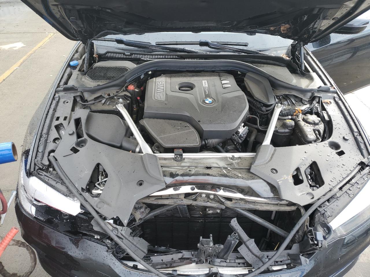 2019 BMW 5er VIN WBAJA5C55KWW07708 Copart auction photo, front end damage thumbnail 11