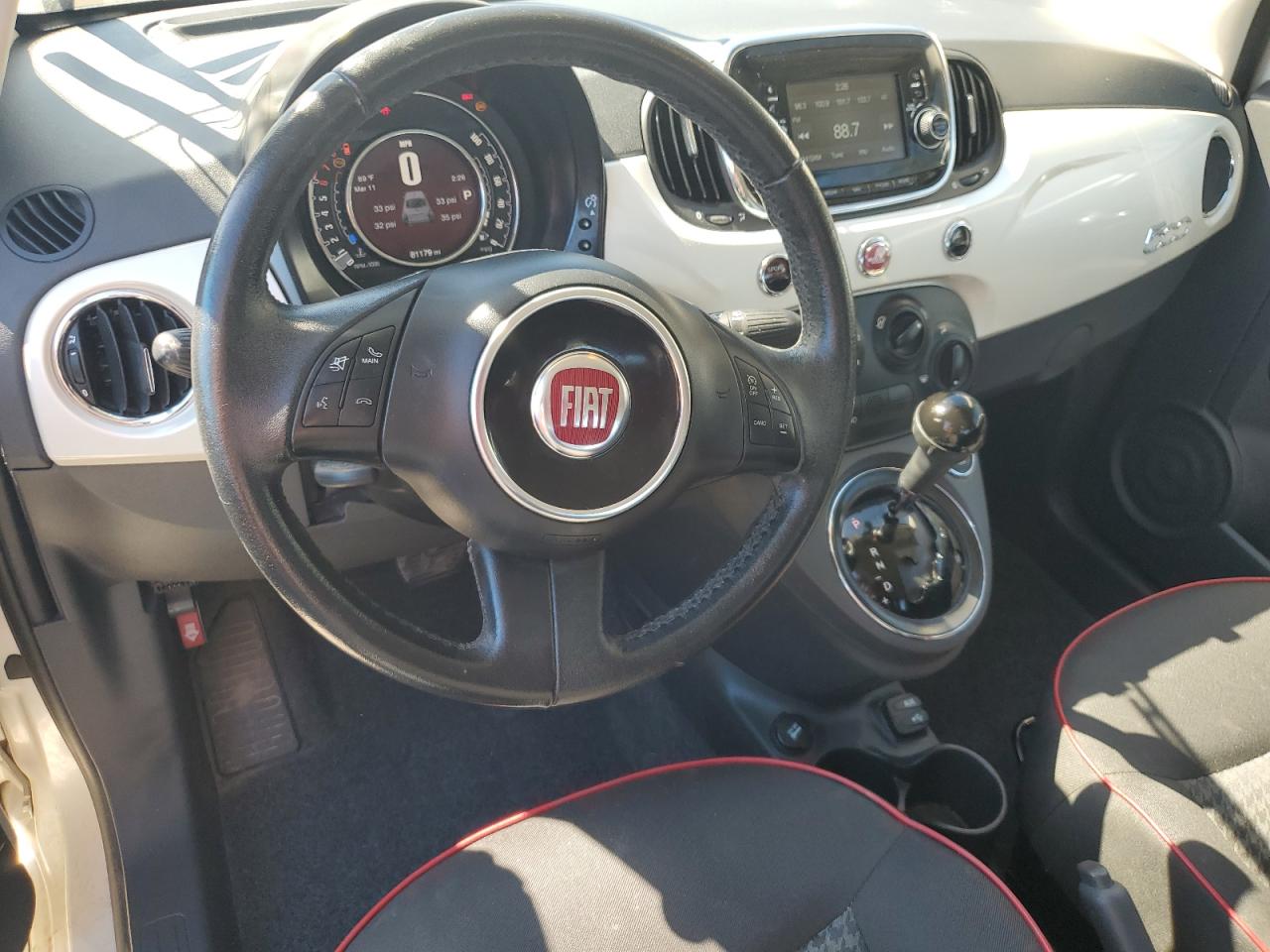 2017 Fiat 500 VIN 3C3CFFKR6HT600924 Copart auction photo, all over / minor dent/scratches damage thumbnail 8